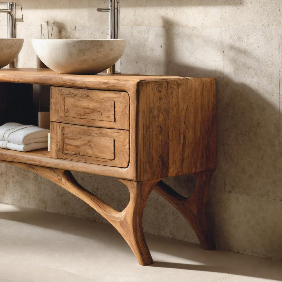 Organic Bathroom Vanity With Base Unique For Bathroom RTTHHNBRC020