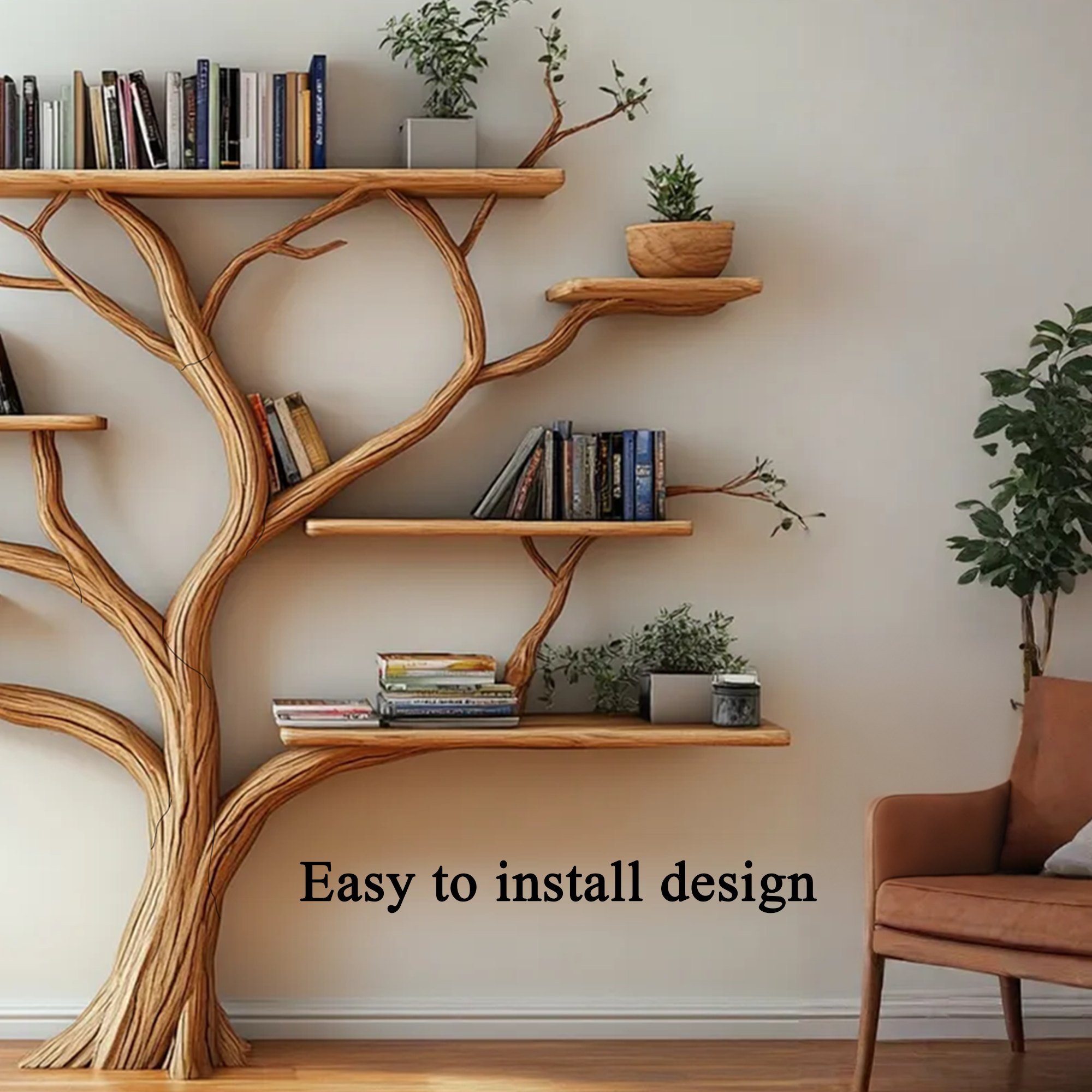 Solid Wood Shelf Floating Shelf Housewarming Gift SINLTB120
