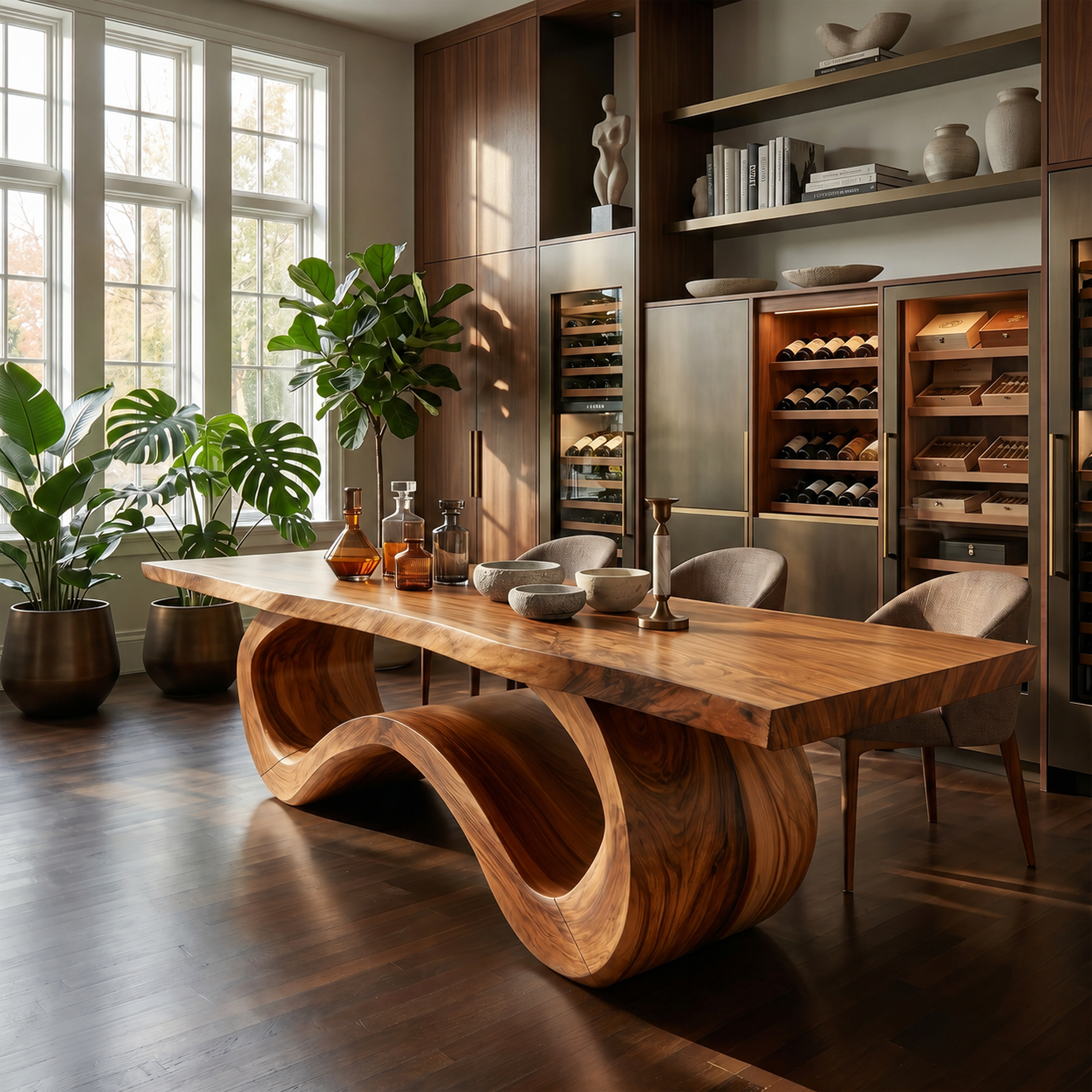 Luxury Dining Table For Contemporary Dining Room SILDTTRDN045
