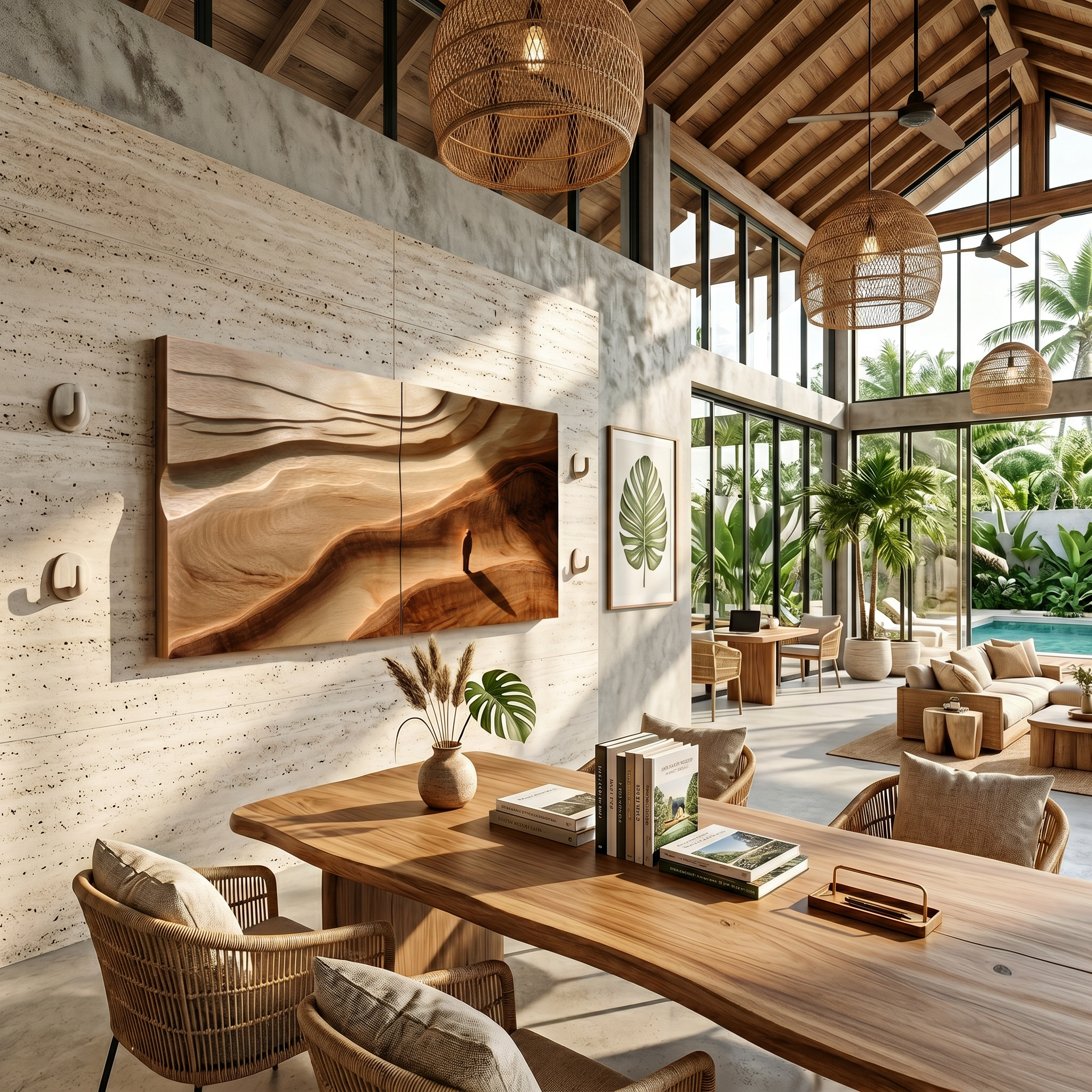 Rustic River Wood Wall Art For Luxury Organic Home Decor SILDTTRWA090