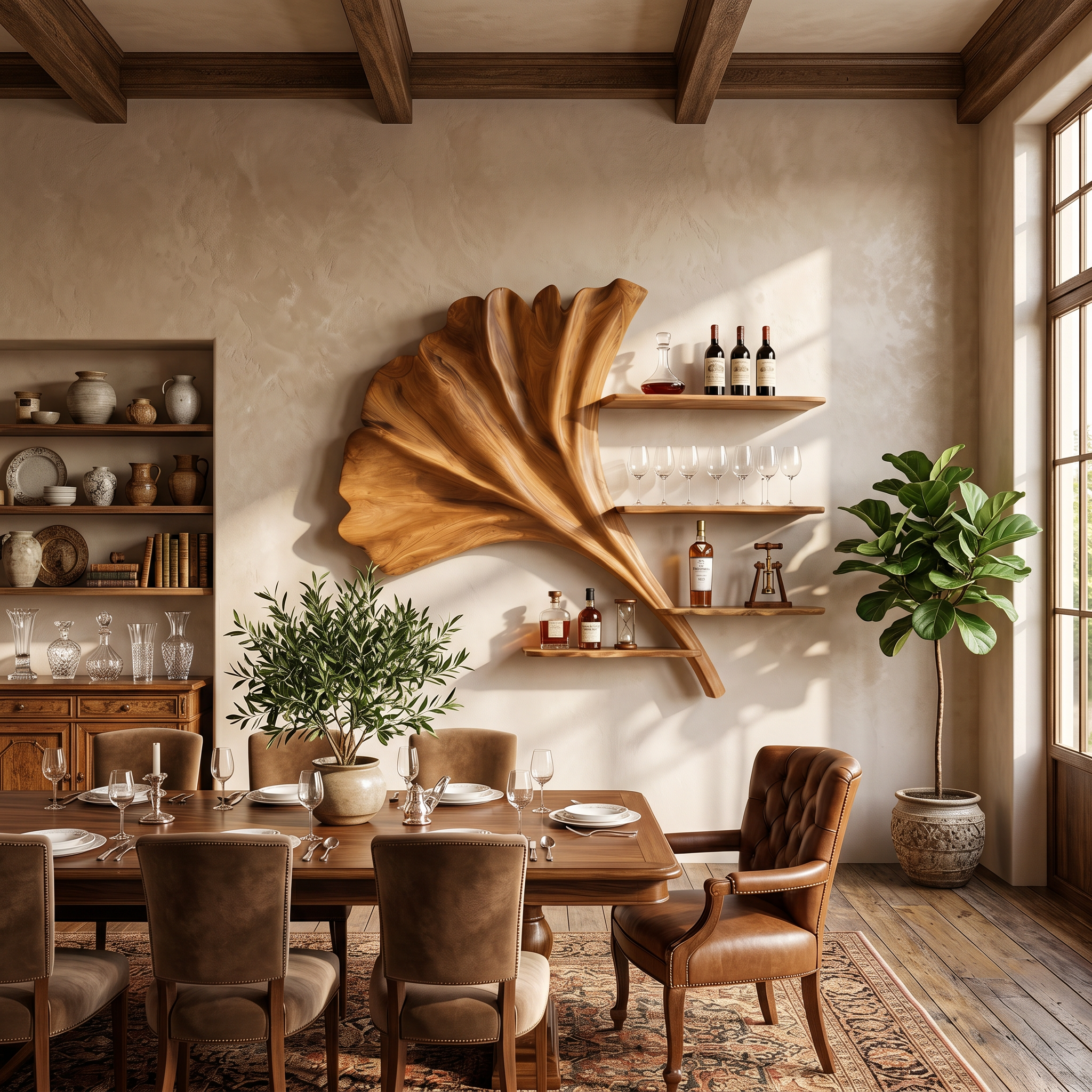 Industrial Wall Wine Holder For Breakfast Nook Beverage Storage SILDTTRWH075