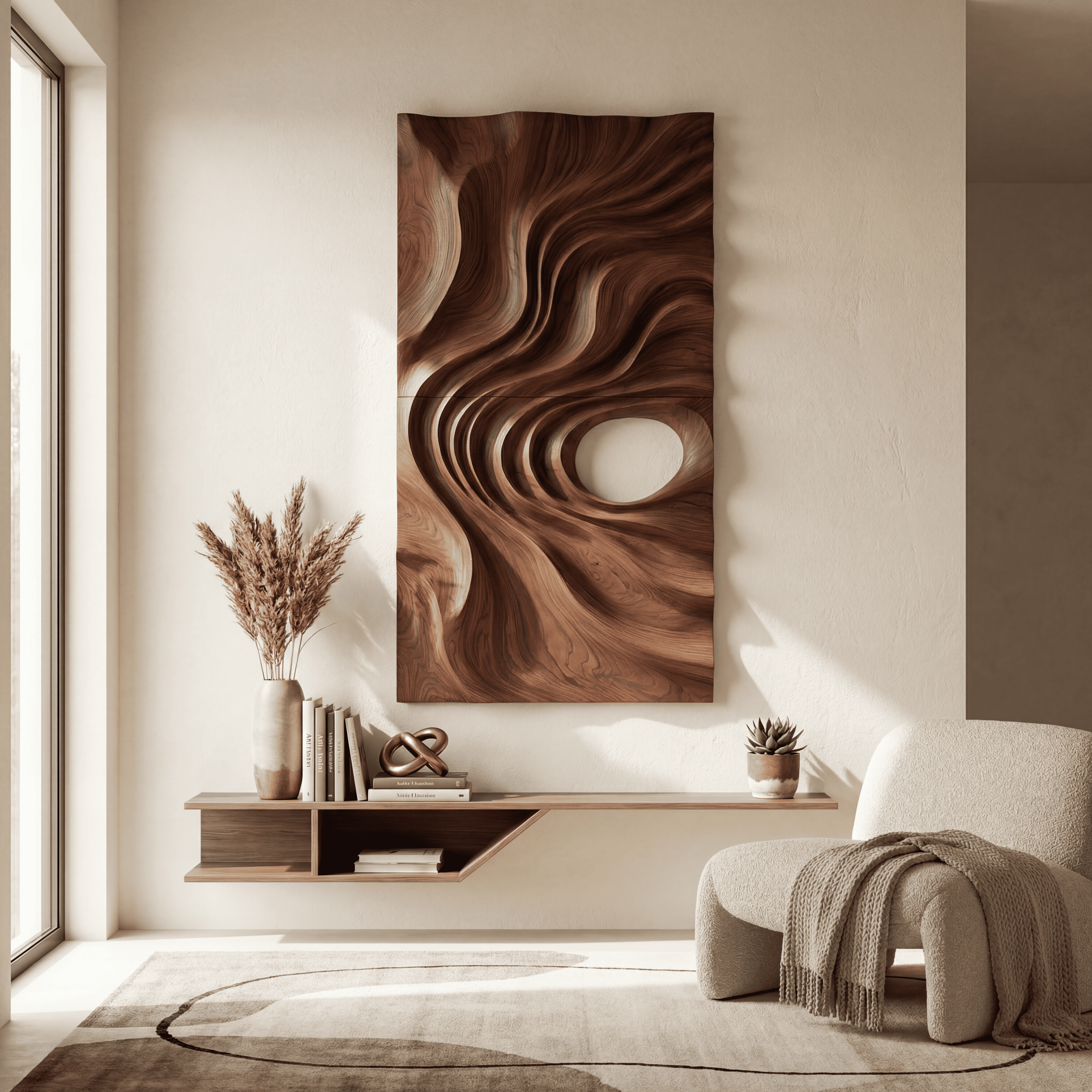 Minimalist Artistic Wall Art Panel For Living Room SILDTTNWA094
