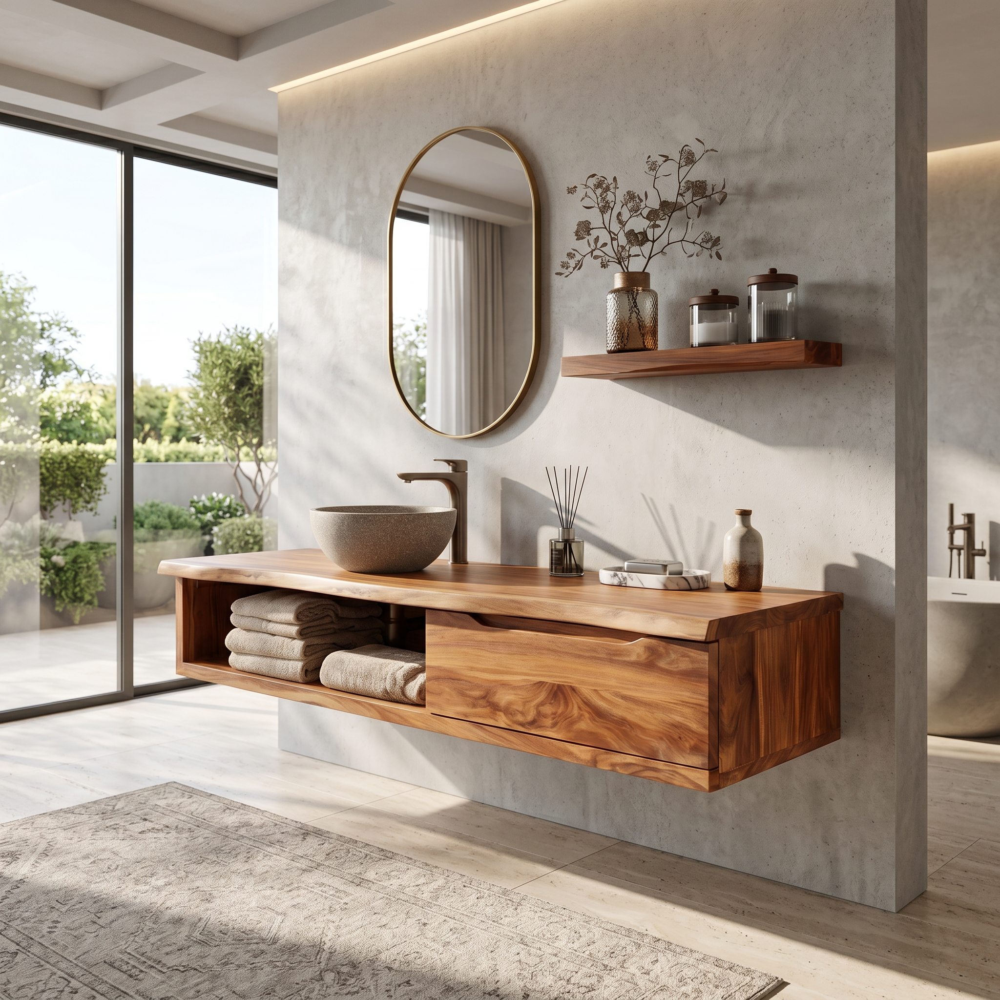 Scandinavian Bathroom Storage Cabinet Family Bathroom SILDTTRBRV195