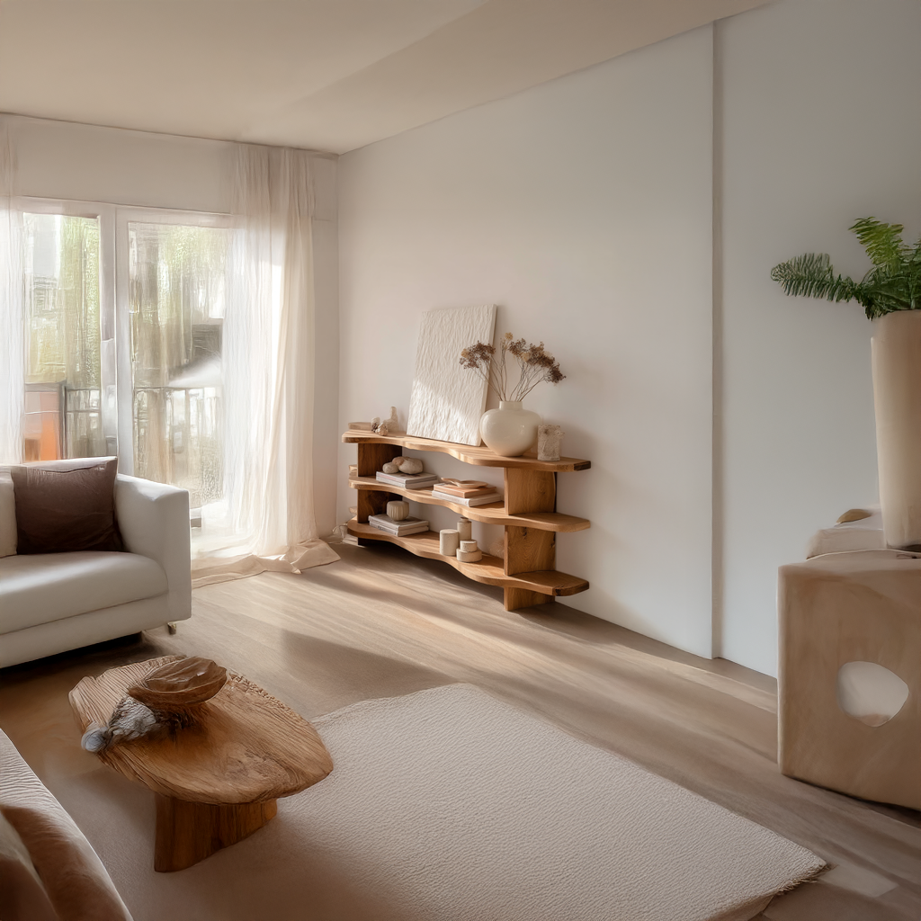 Rustic Modern Bookshelf Console Table Entryway Or Bedroom SINLSASC093