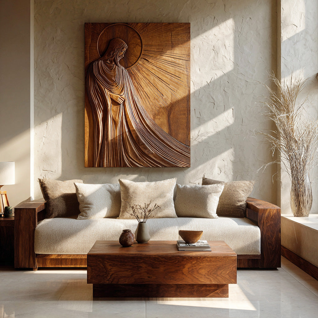 Contemporary Religious Wall Art For Living Room RTTHHNWA198