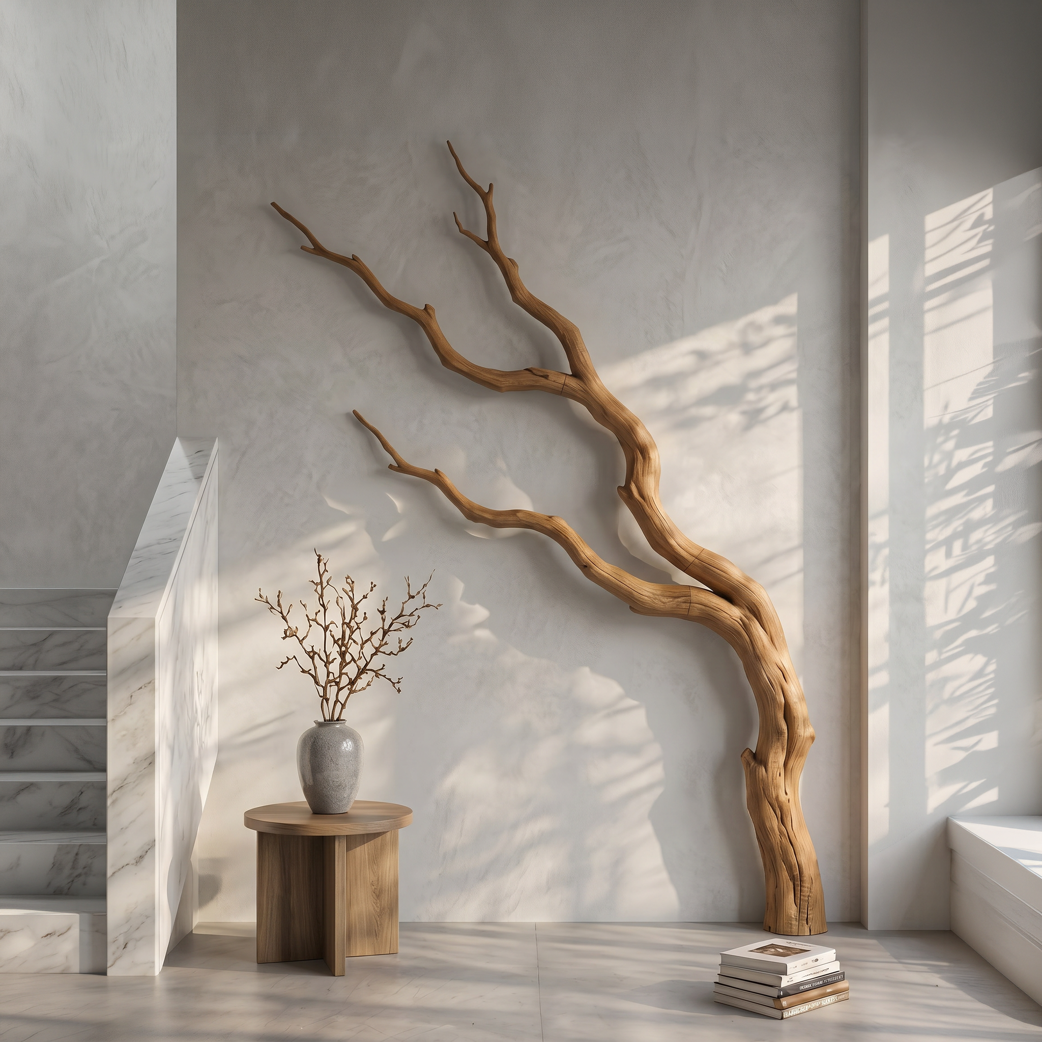 Contemporary Wall Decor Sculptural Branch Design For Living Room SINLSAWD131