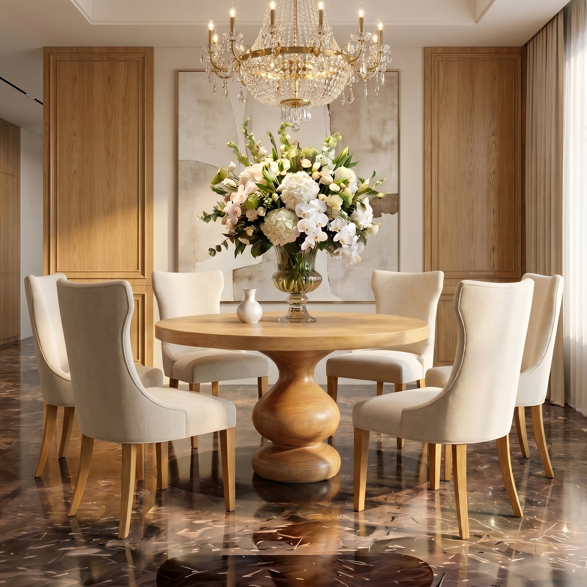 Scandinavian Dining Table For Dining Room SINLSADT171