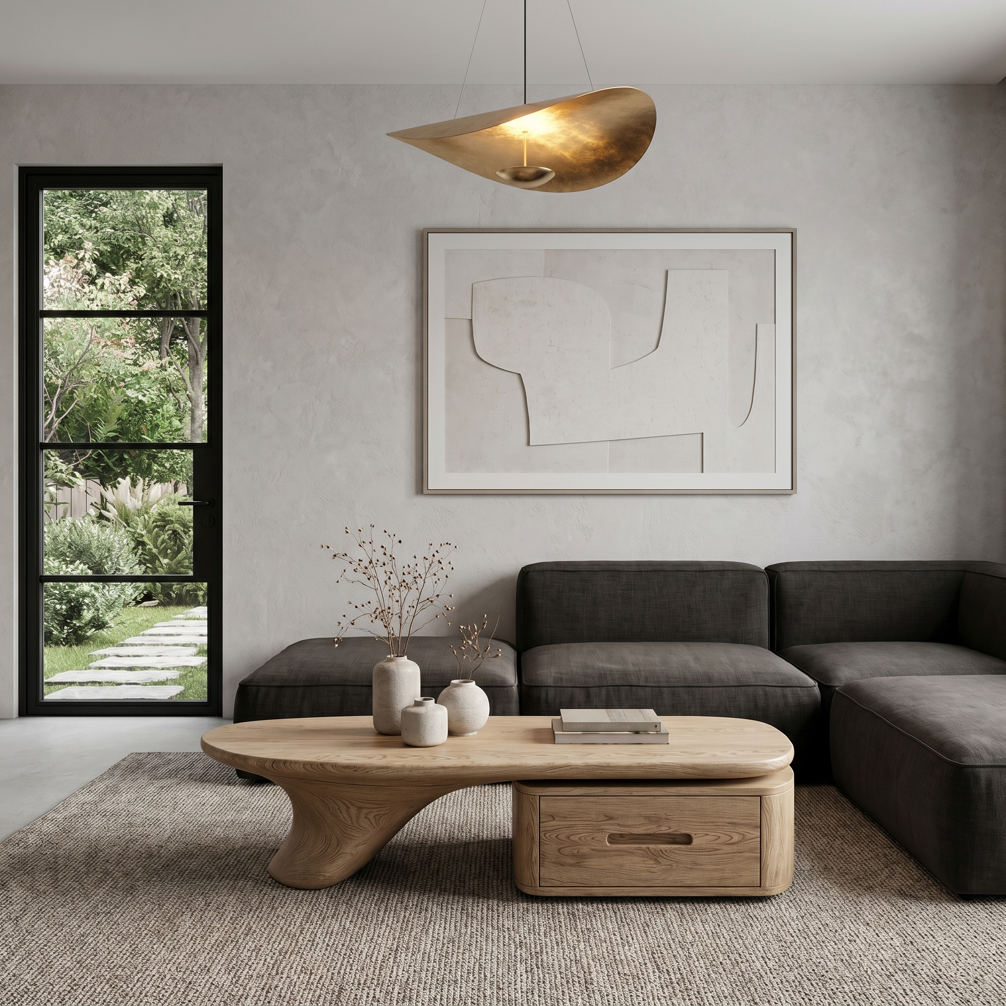 Modern Coffee Table With Built In Drawer Storage For Living Room SINLHACF373