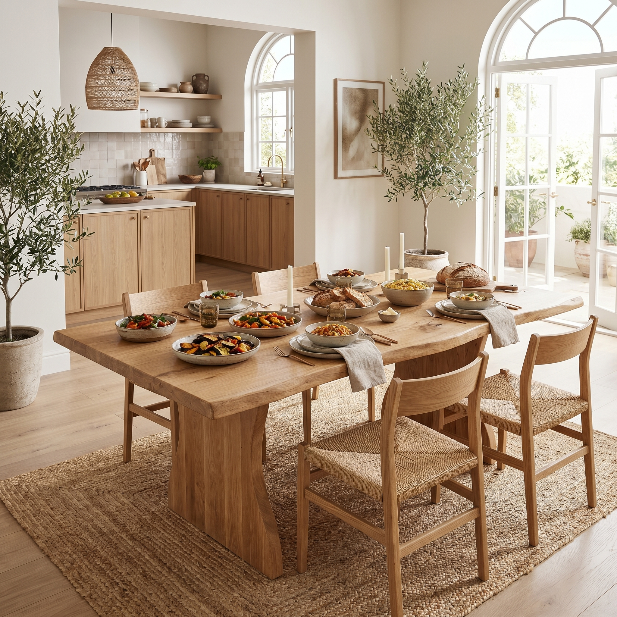 Rustic Dining Table Live Edge Design For Dining Room SINLHADT202
