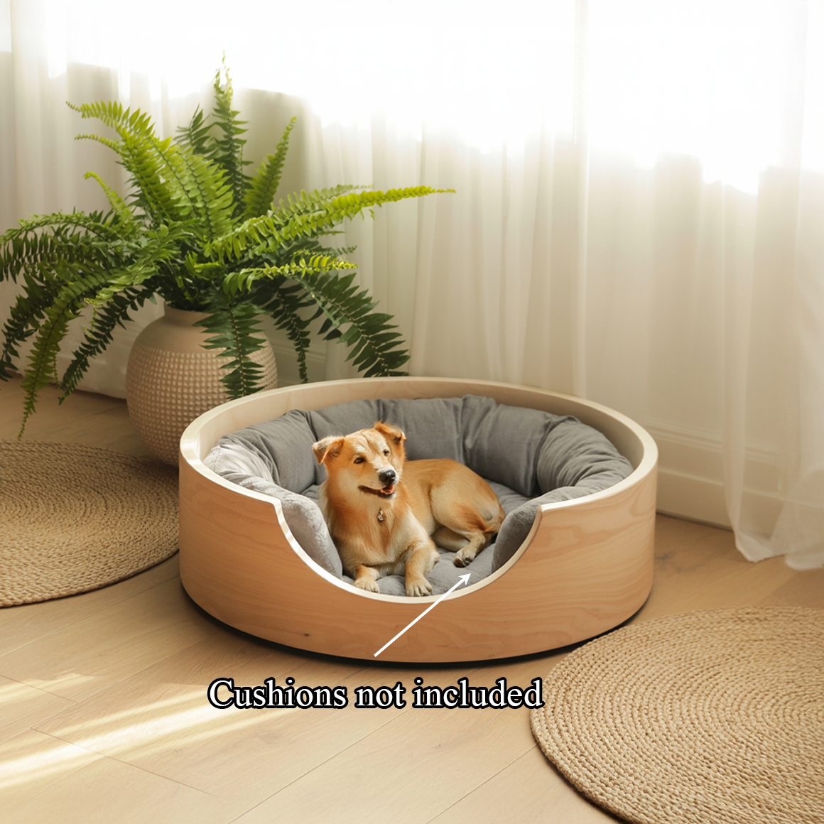 Japandi Minimal Pet Lounge Bed For Bedroom Or Living Space SINLSAPB002