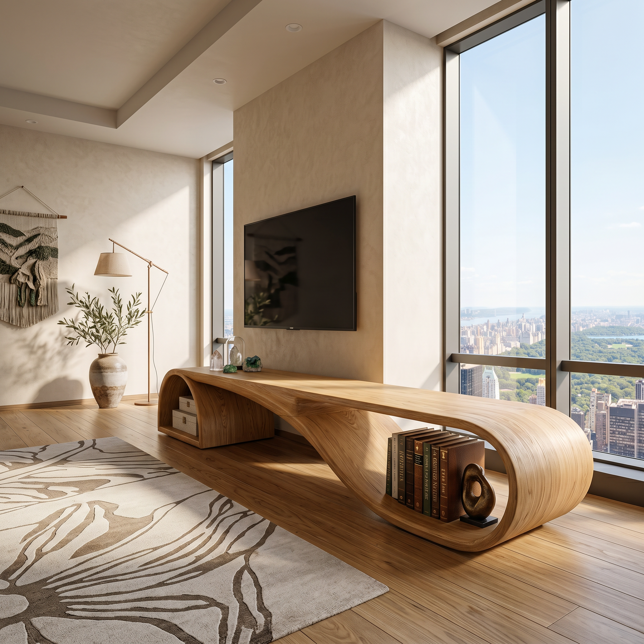 Minimalist Floating TV Stand For Apartment Living Space SILDTTNTVC140