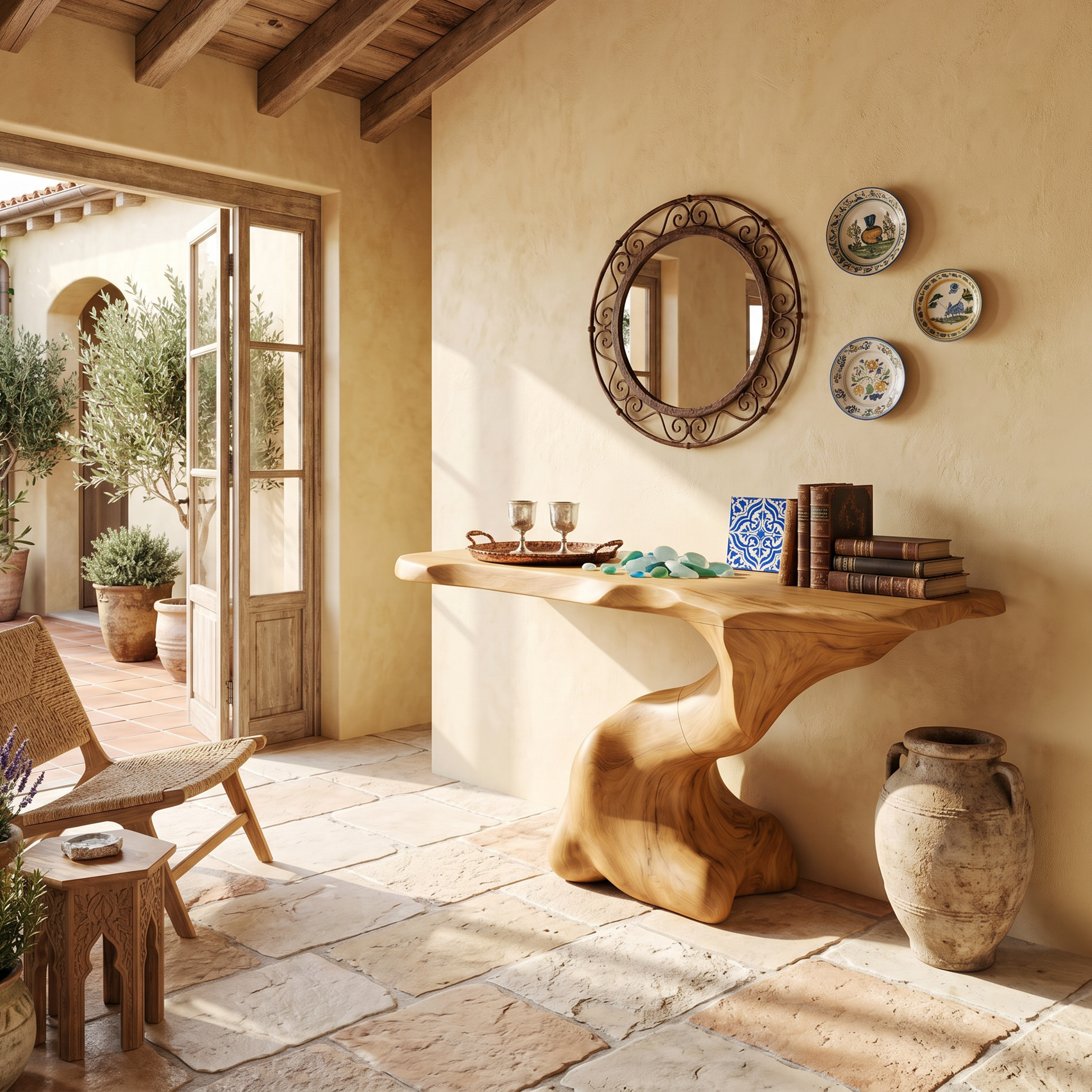 Rustic Entryway Table Entryway Design SILDTTNCS219