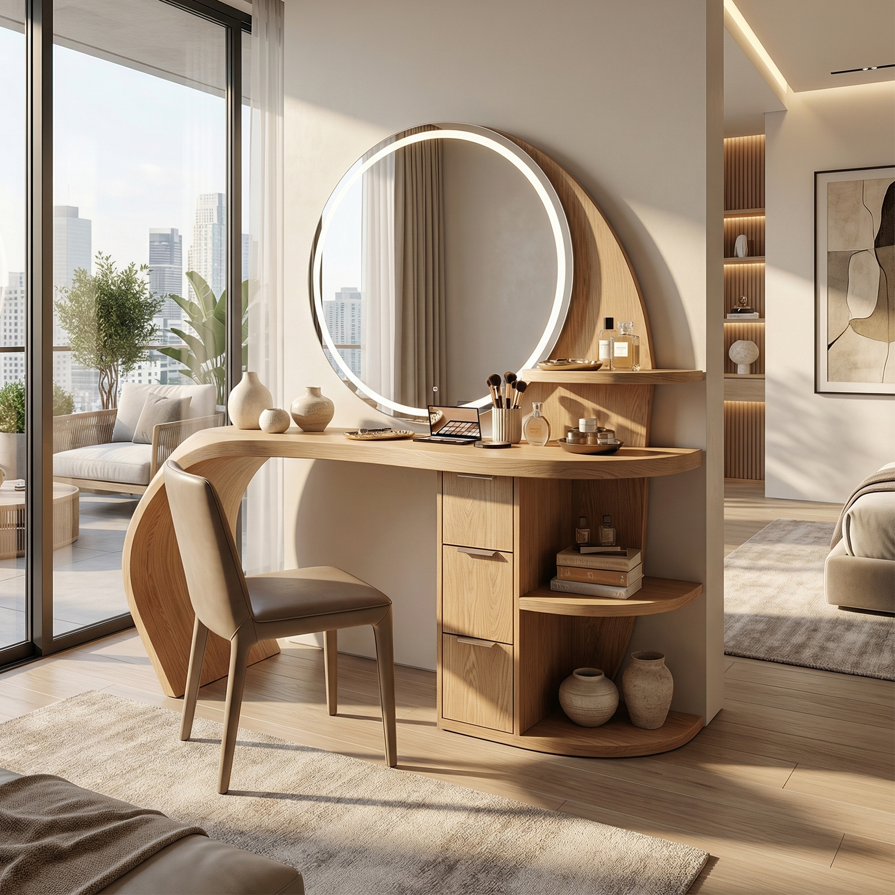 Classic Dressing Table Makeup Area Personal Space Dressing Area SILDTTRMV013