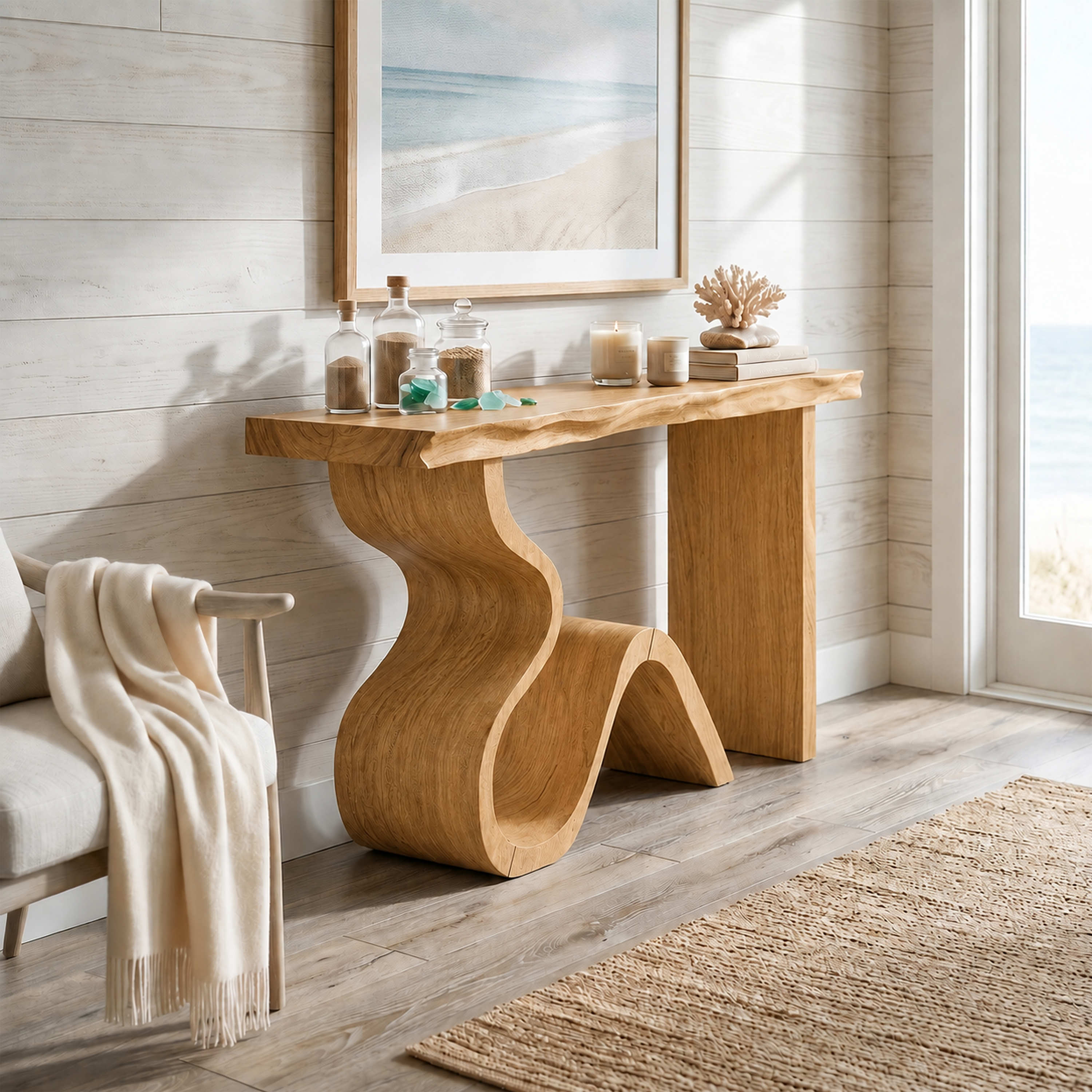 Luxury Wood Foyer Table For Marble Interior Design SILDTTRCS057