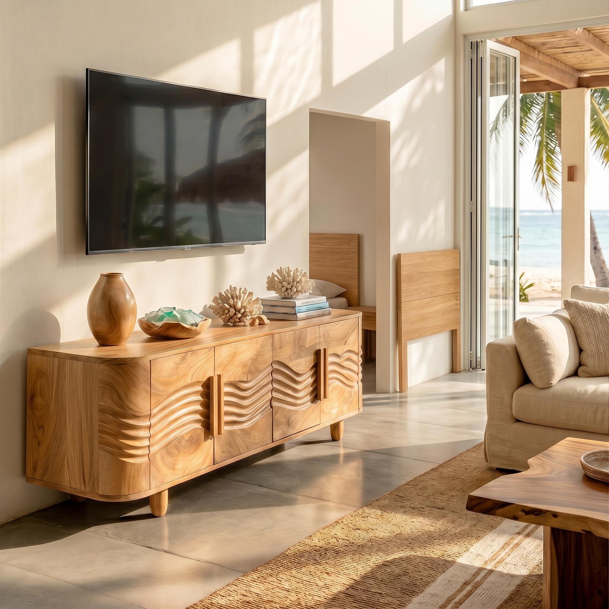 Minimalist Floating TV Cabinet For Elegant Apartment SILDTTRTVC072