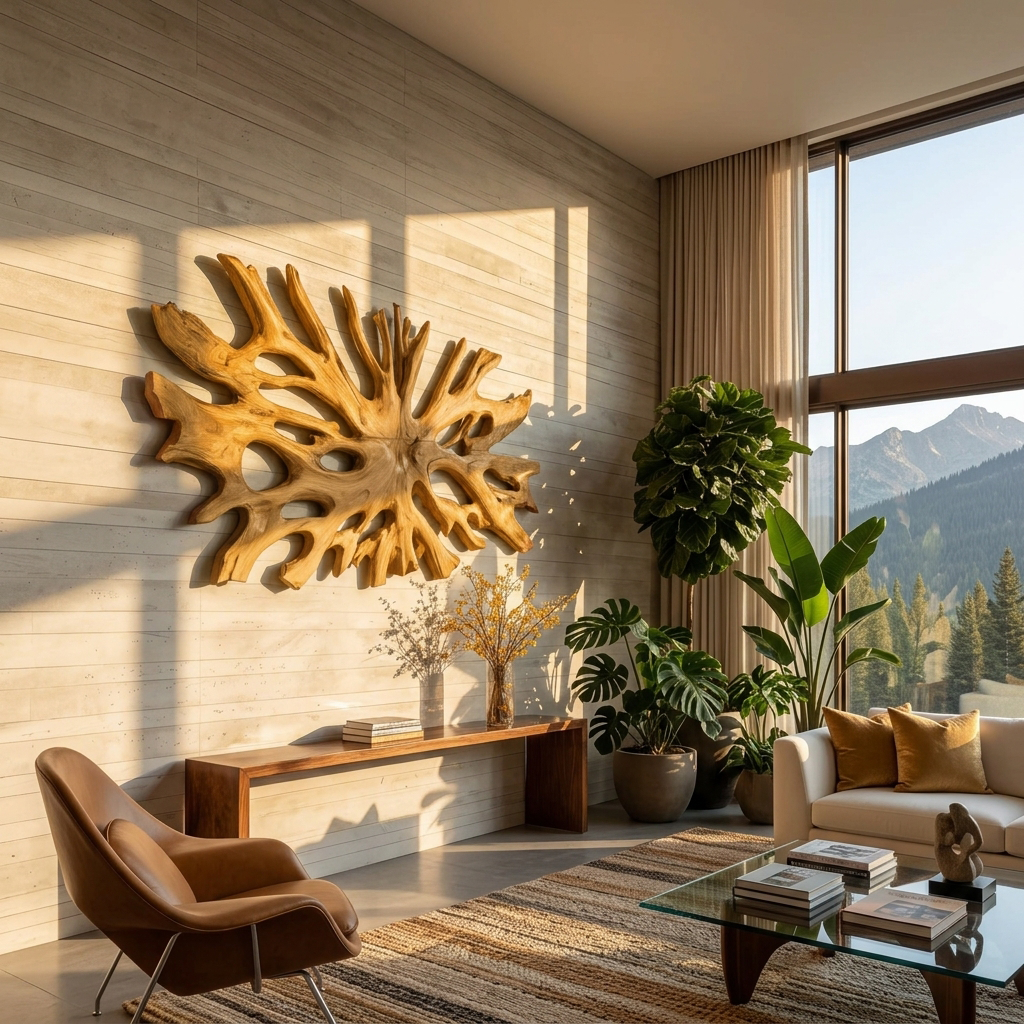 Large Organic Wall Art For Living Room SITHTTWA031