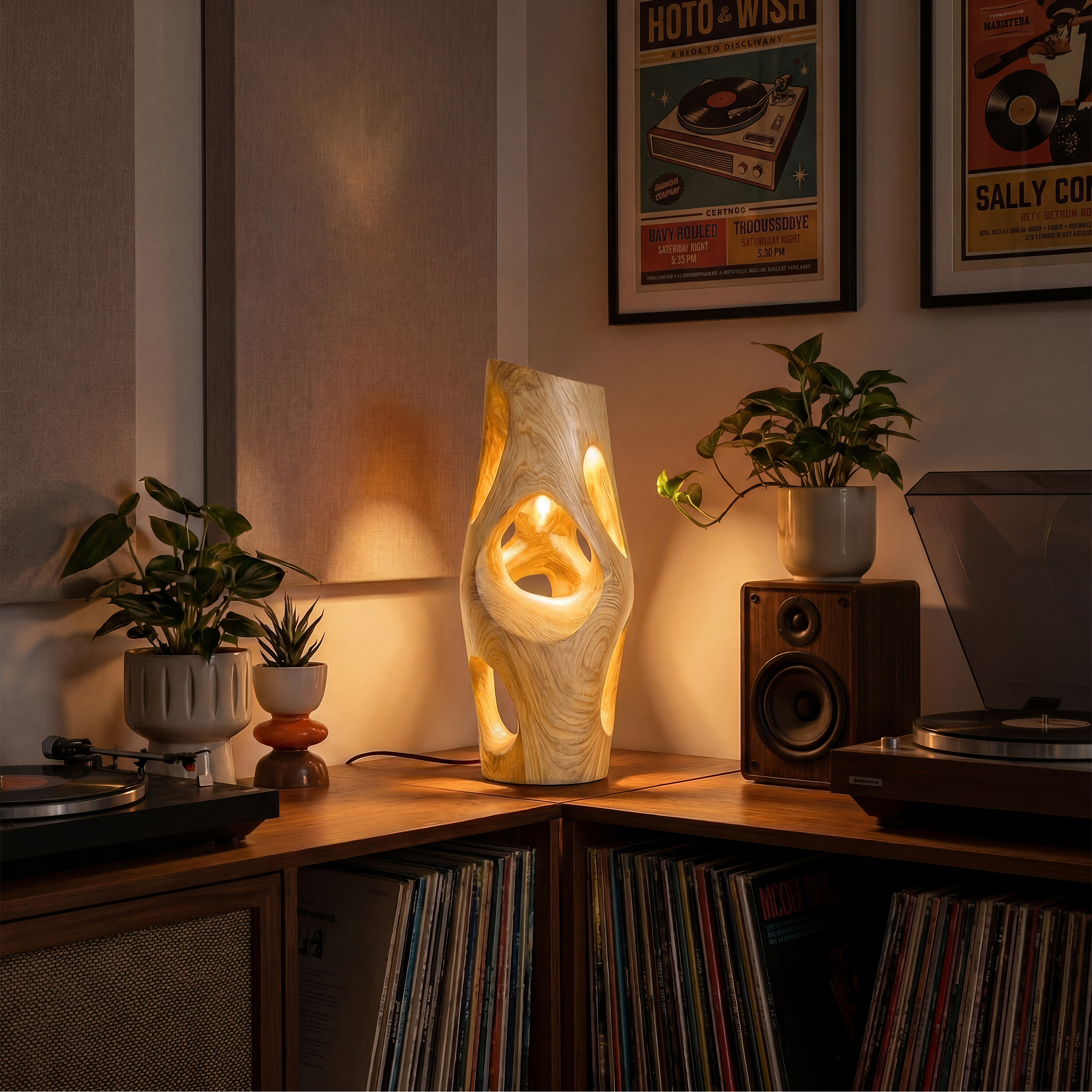 Organic Decorative Lamp Living Room Loft Apartment Reading Corner SILDTTRLAM025