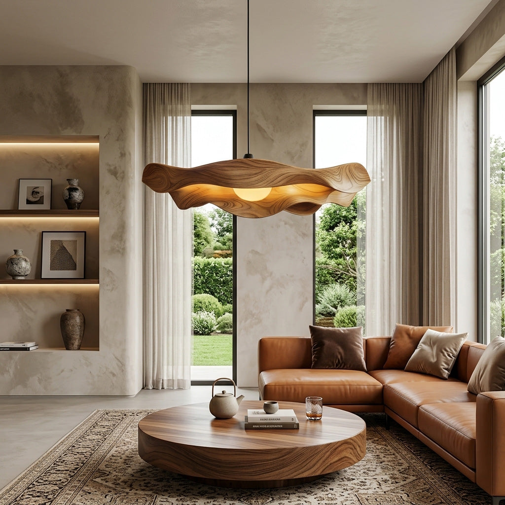 Modern Sculptural Pendant Light For Living Room SITHHNLAM024