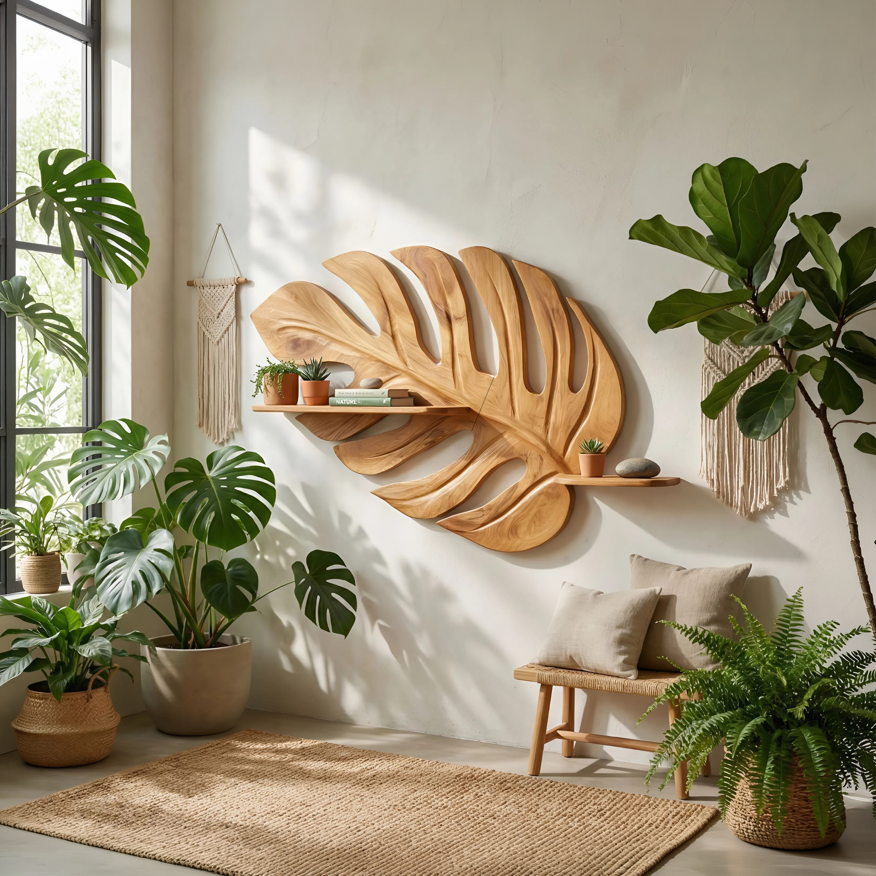 Modern Display Shelf For Home Wall Decor SILDTTNWMS054