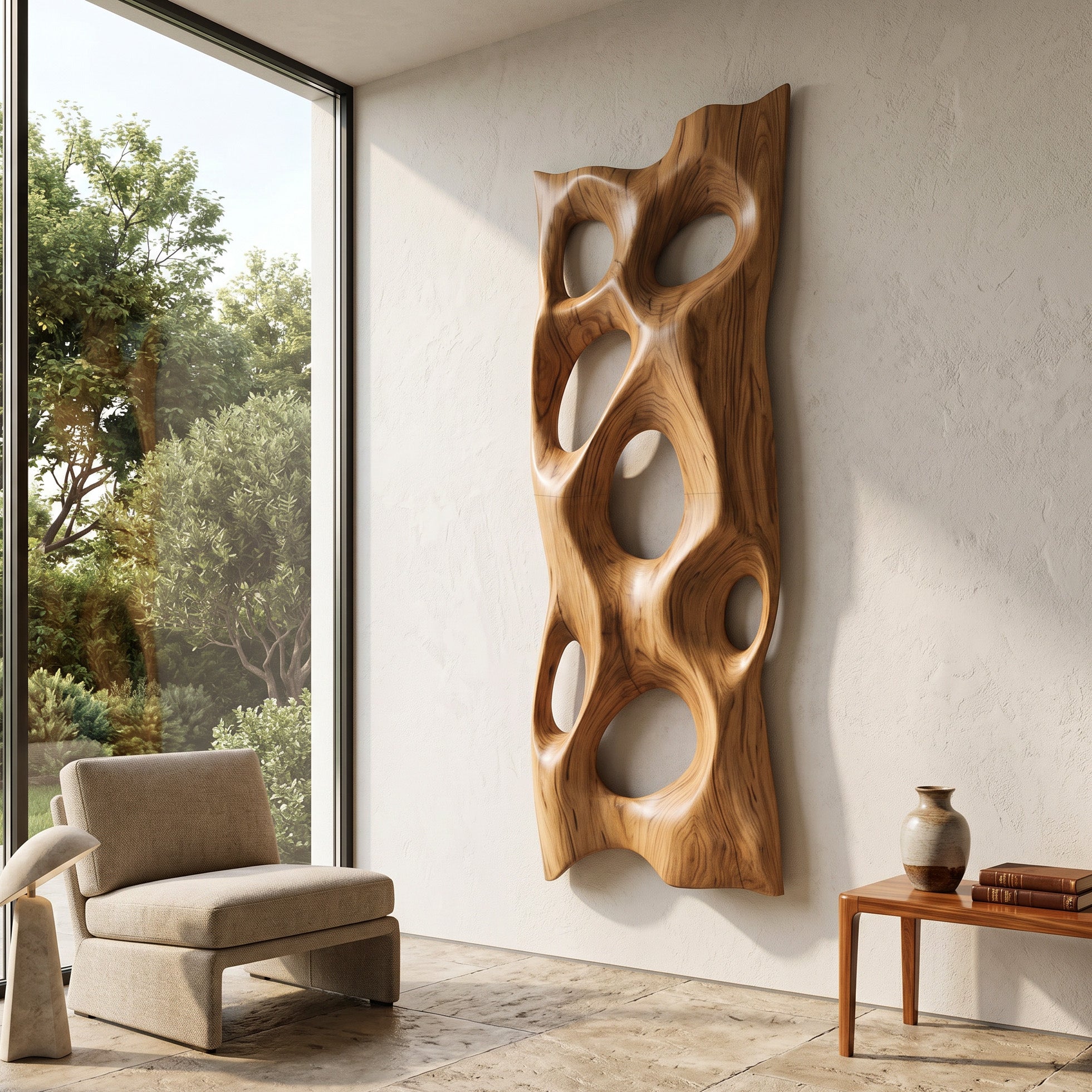 Contemporary Sculptural Wall Art With Abstract Design For Entryway SITHHNWA024