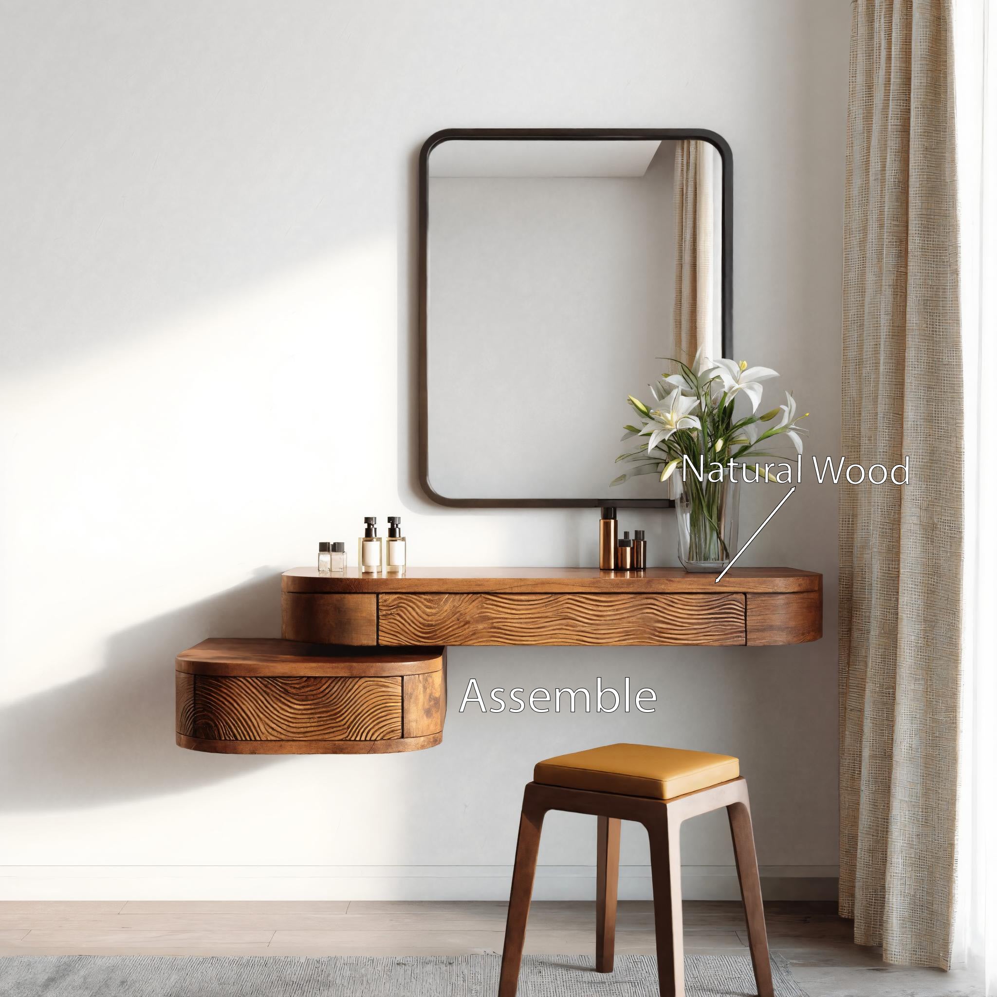 Modern Floating Vanity Table For Bedroom SITHHNVAN009