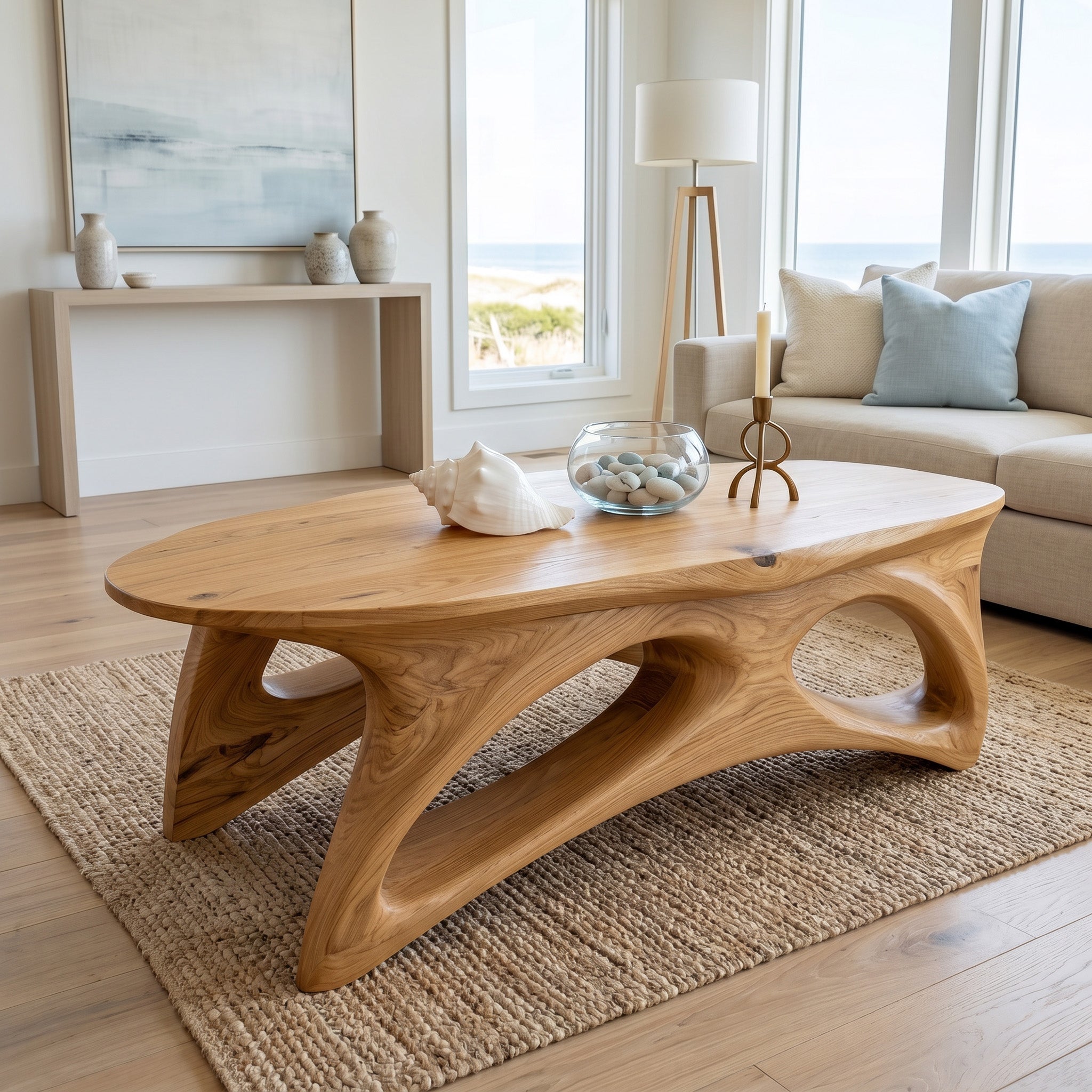 Organic Sculptural Coffee Table For Lounge Or Holiday Decoration SITHHNCM004