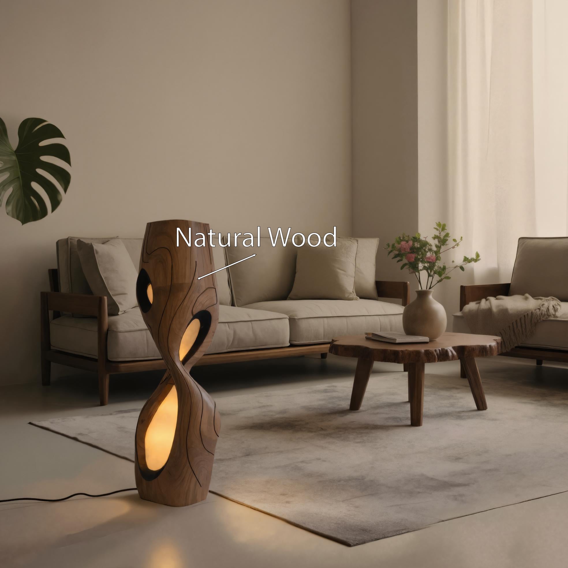 Modern Sculptural Floor Lamp For Living Room Or Bedroom SITHHNLAM019