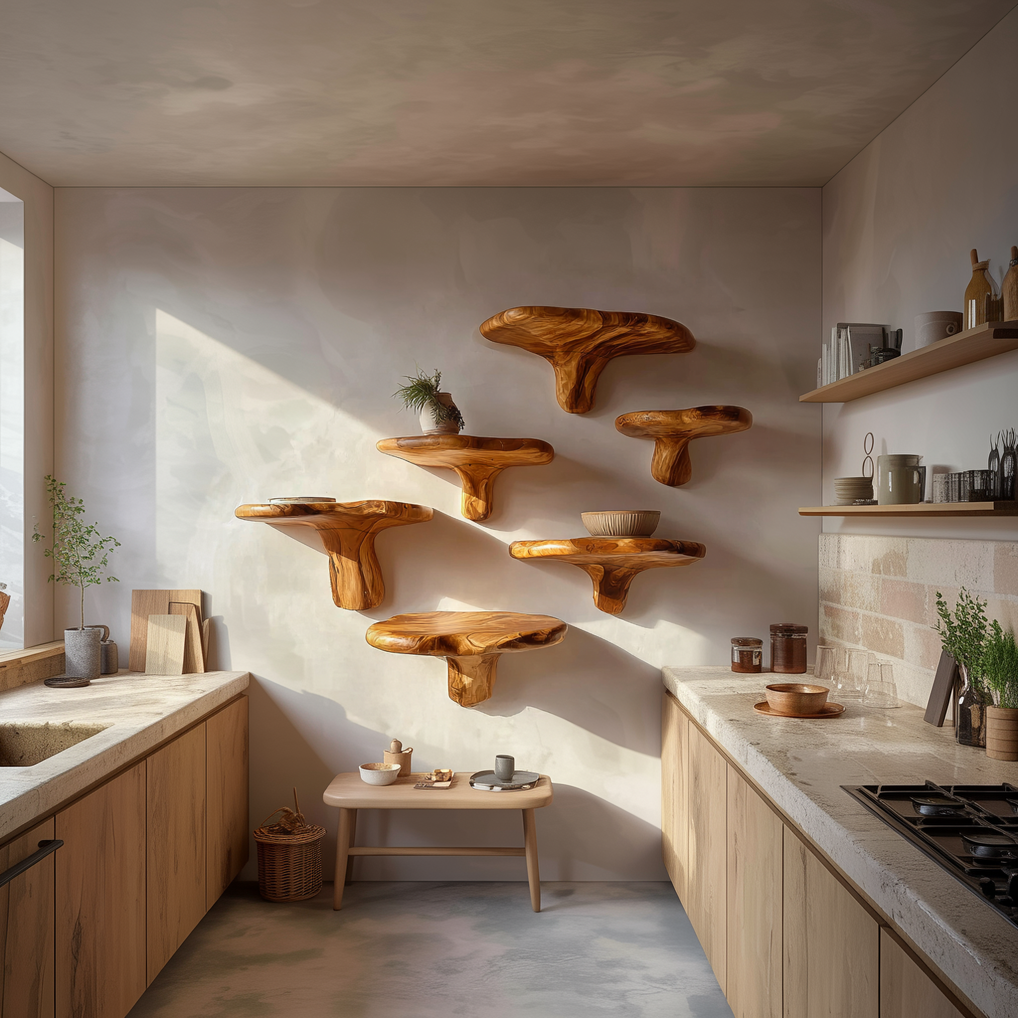 Statement Mushroom Shelf Living Room Or Kitchen SINLSAFL467