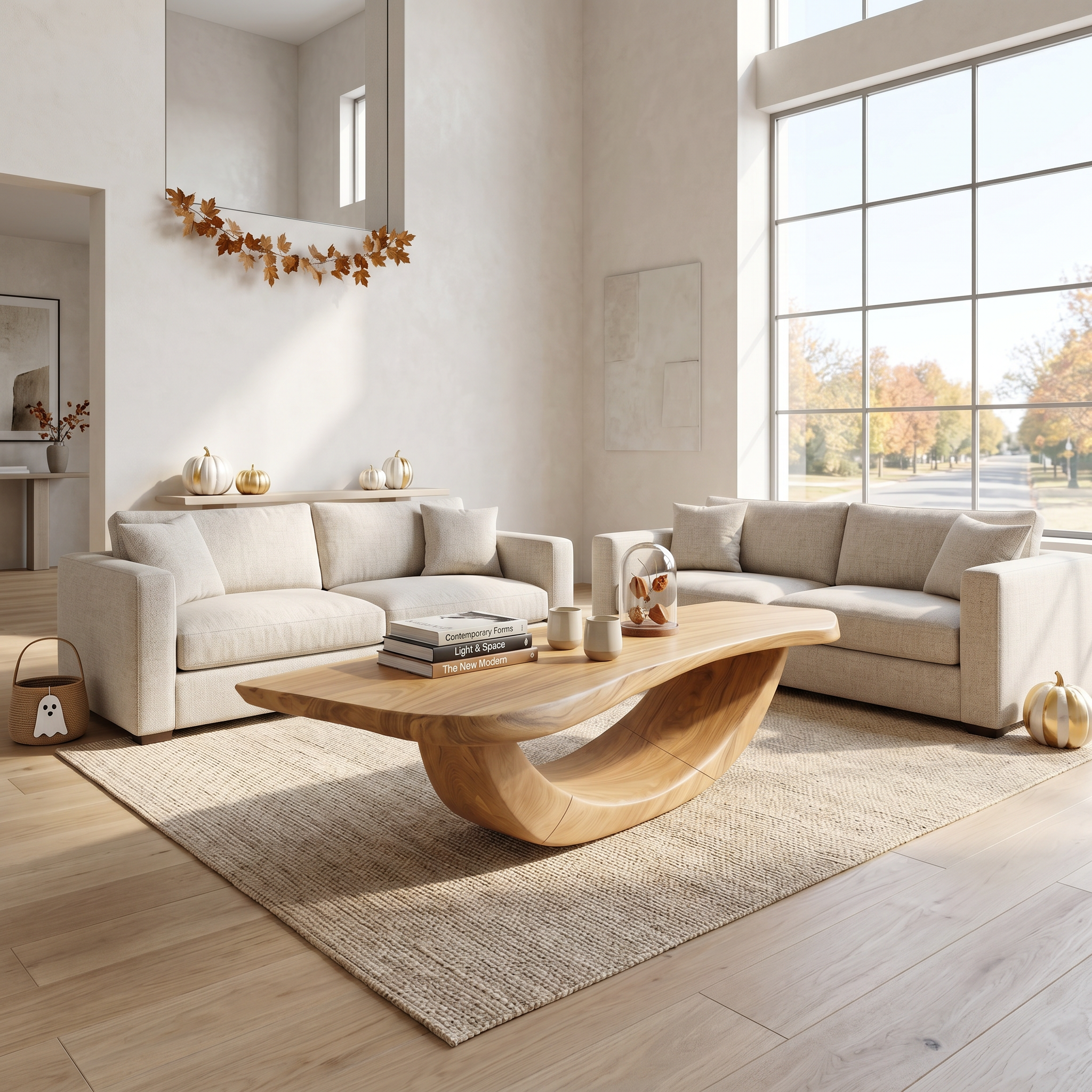 Farmhouse Wooden Live Edge Coffee Table Livingroom Decor Haunted Look SILDTTNHCF027