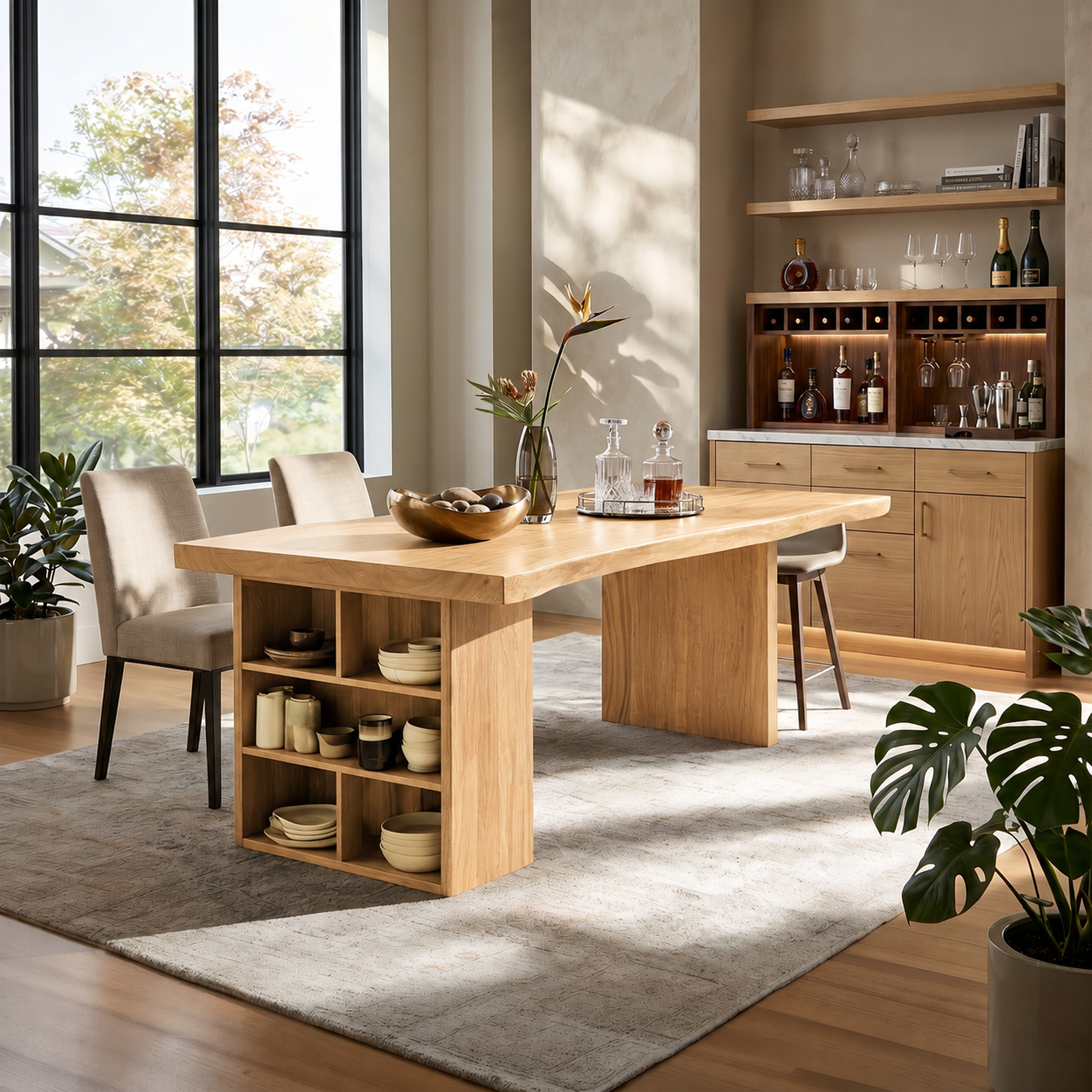 Live Edge Dining Table For Garden View Room SILDTTRDN051
