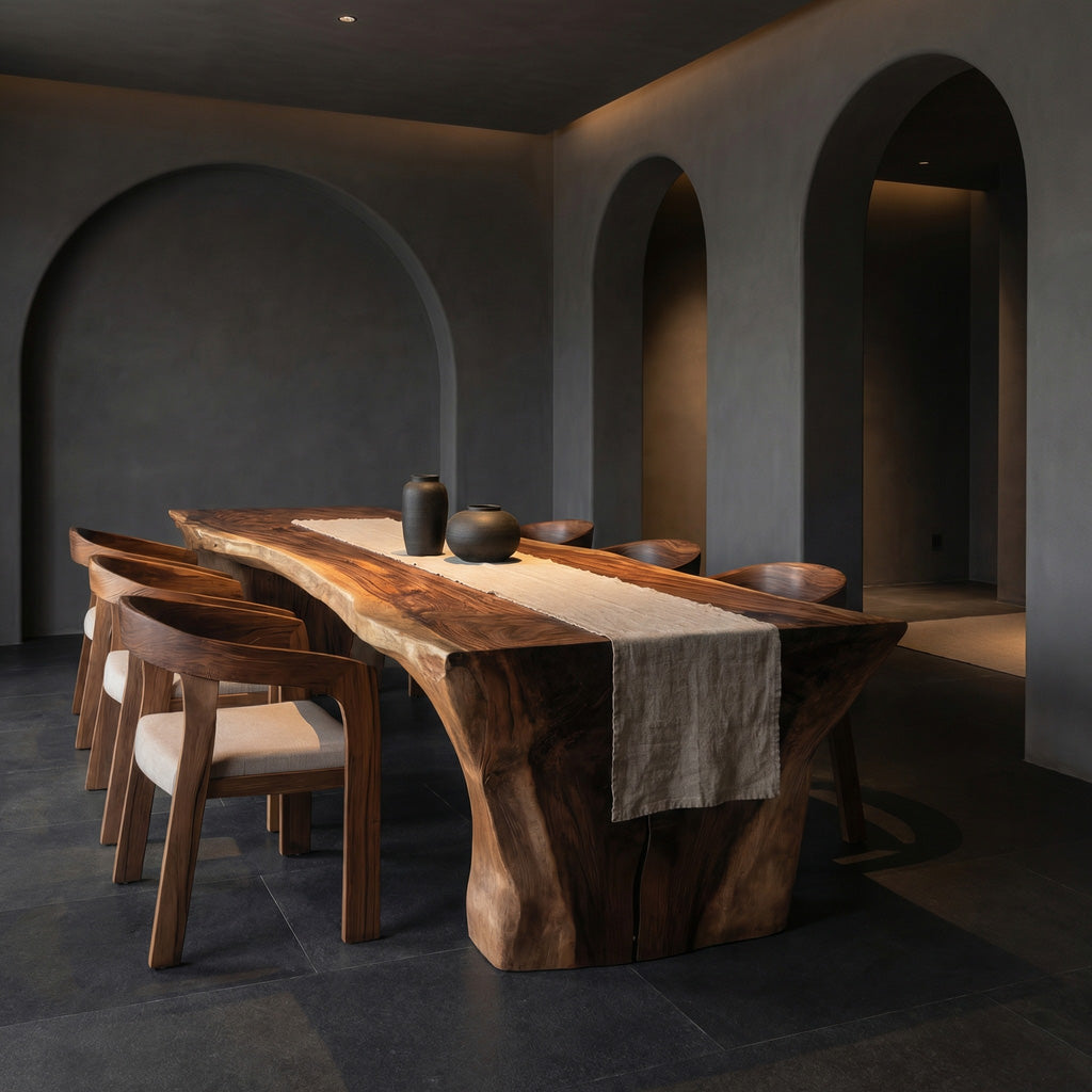 Wabi Sabi Handcrafted Dining Table For Dining Room RTTHHNDN037
