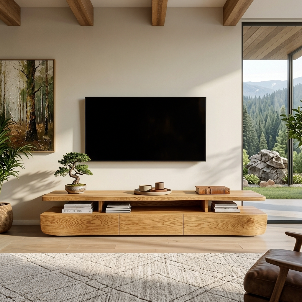 Contemporary TV Cabinet Functional Storage Drawers For Home RTTHTTTVC064