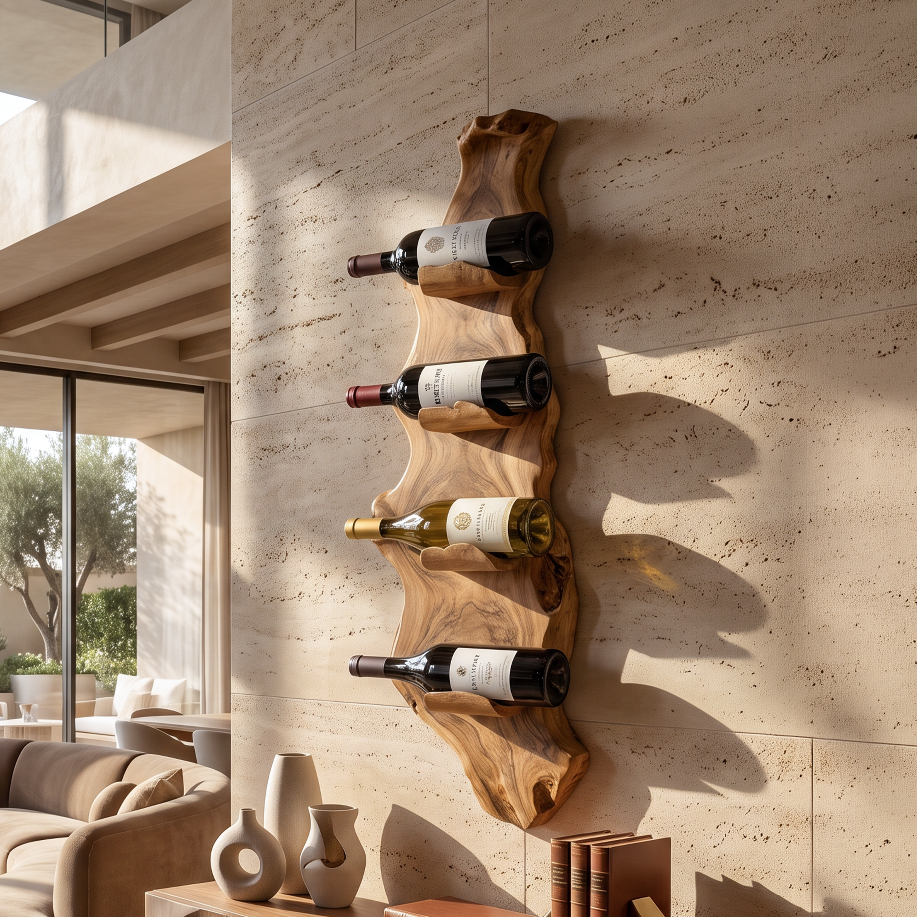 Handcrafted Wine Stand For Furniture Dining Setup SILDTTNWH015
