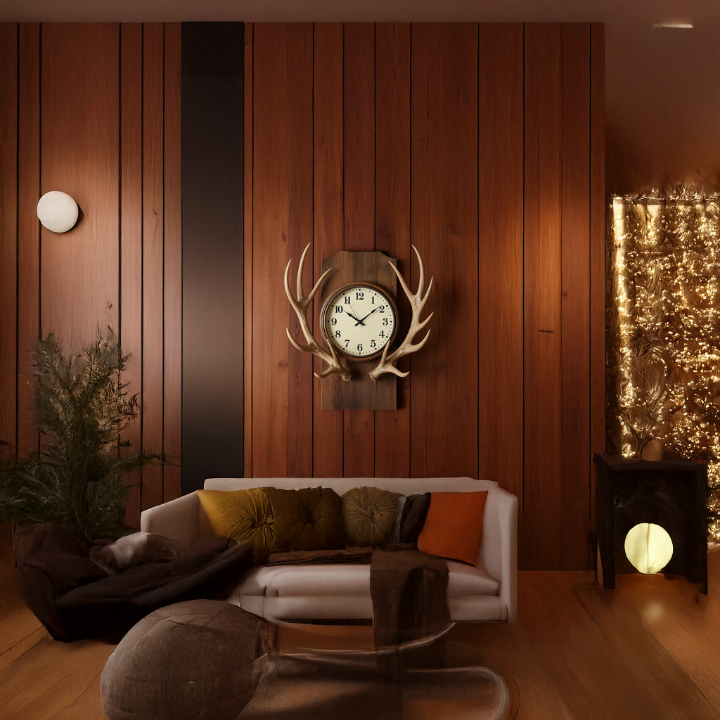 Rustic Tree Slice Wall Clock Kitchen Or Entryway SINLKICK008