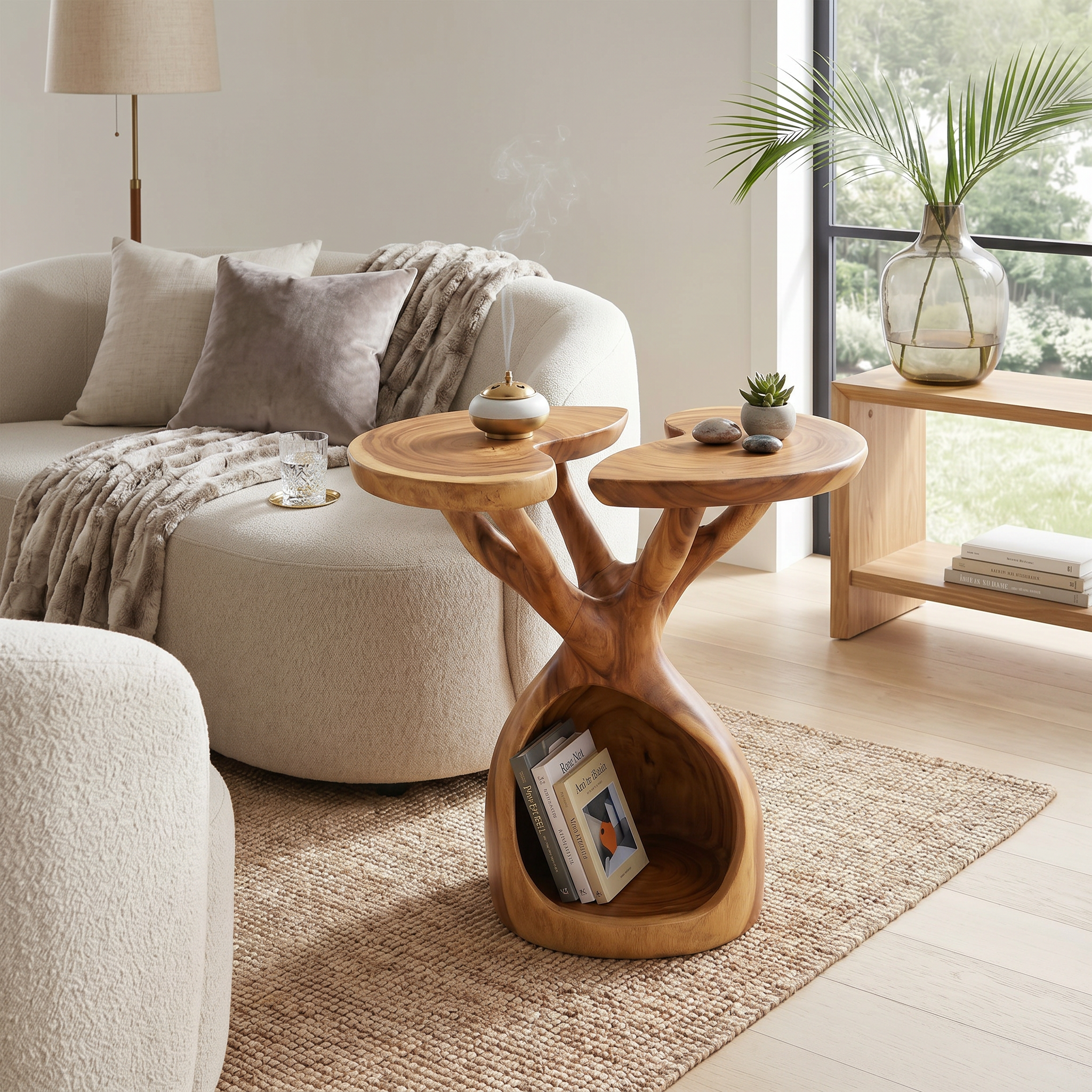 Nature Inspired Branch Side Table Sunroom Corner SILDTTRSTA037