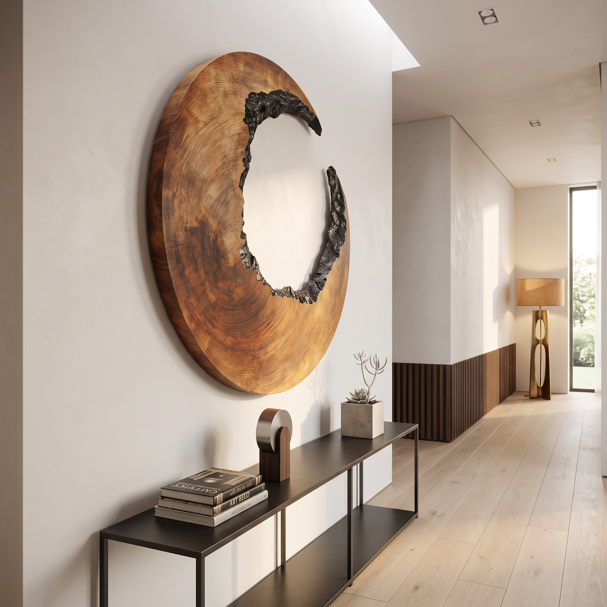 Mid Century 3D Wood Wall Art For Furniture Home Makeover SILDTTRWA010