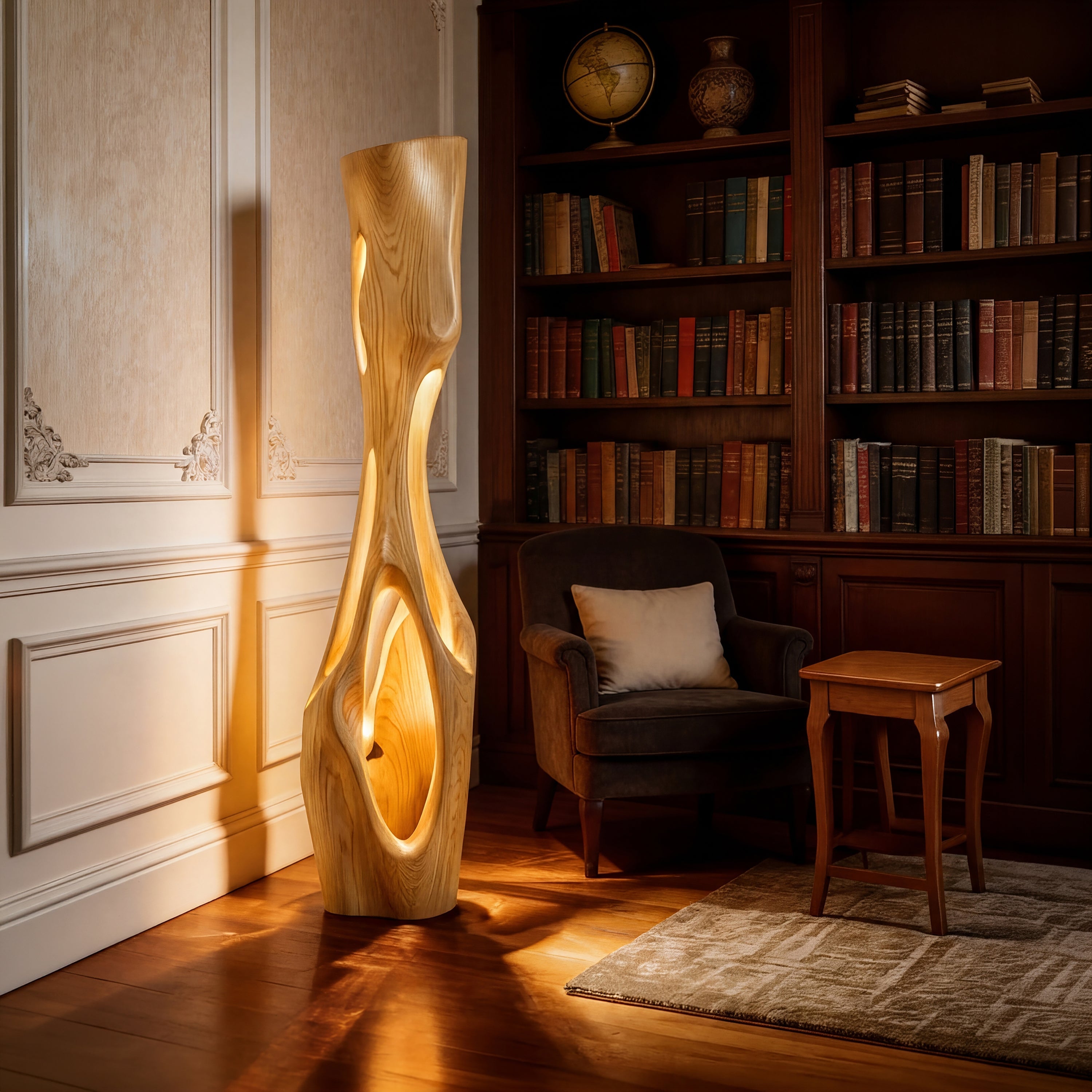 Modern Sculptural Table Lamp Living Room Bedroom Kitchen Corner SILDTTRLAM001