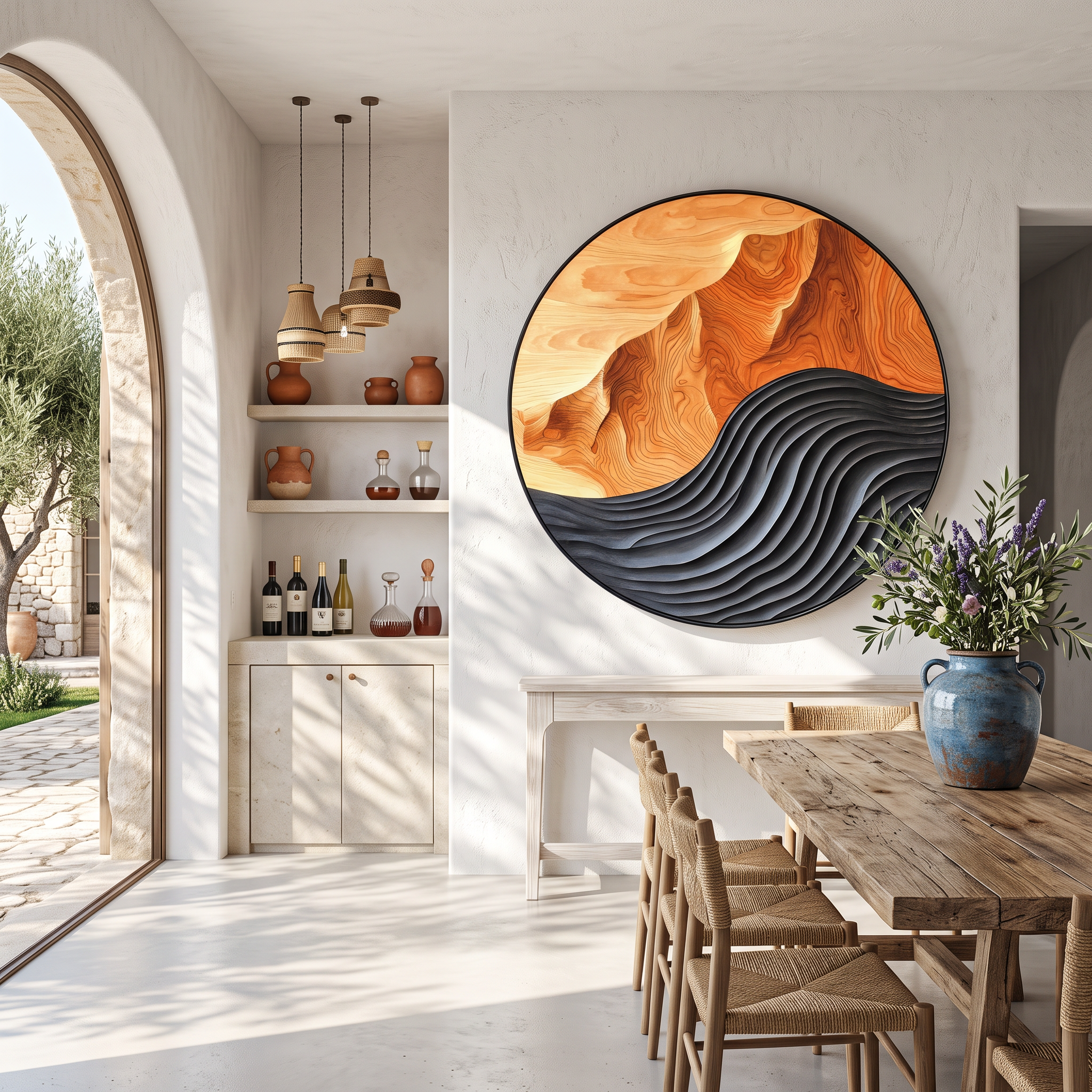 Mid Century Large Sculpture Wall For Entryway Inspiration SILDTTRWA002