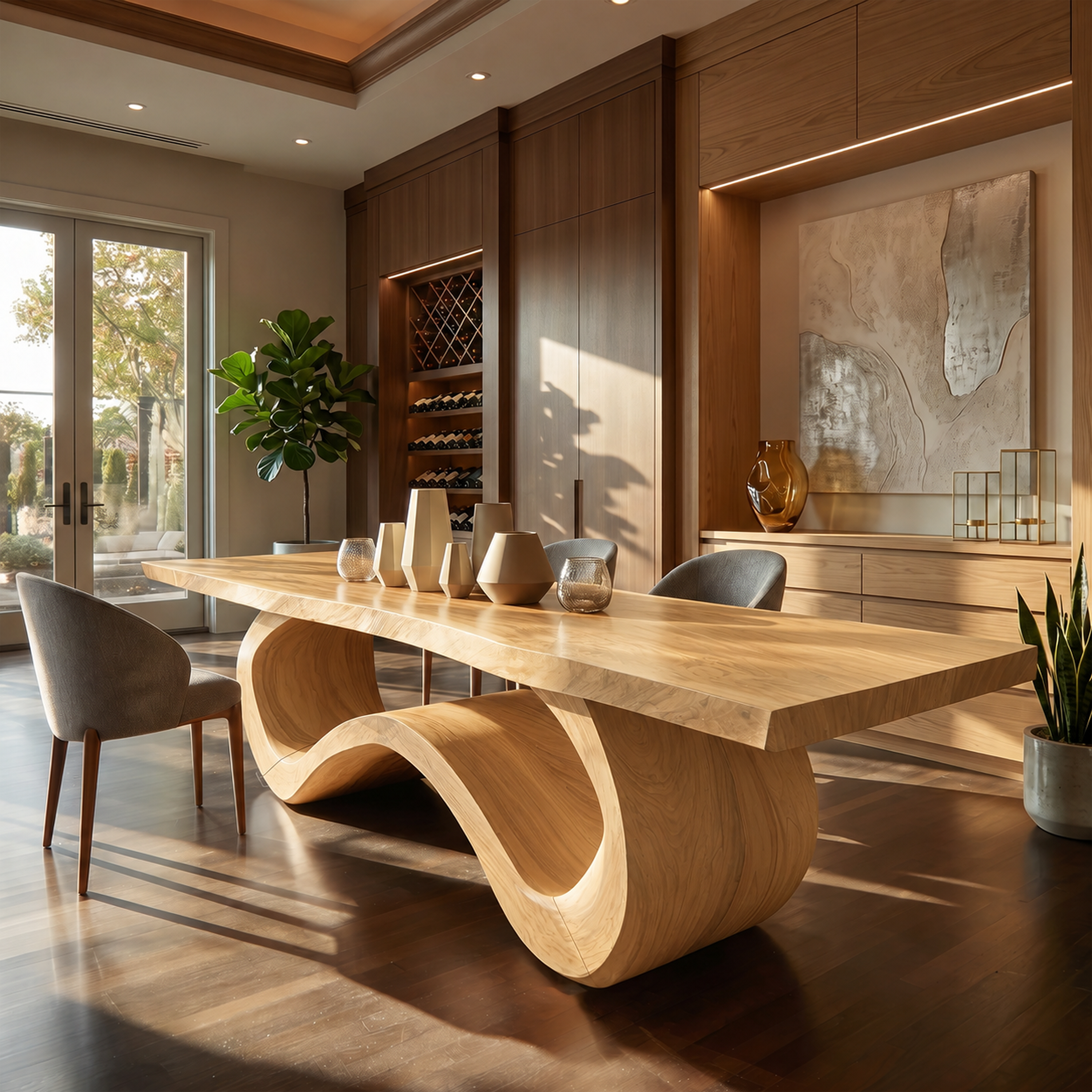 Luxury Dining Table For Contemporary Dining Room SILDTTRDN045