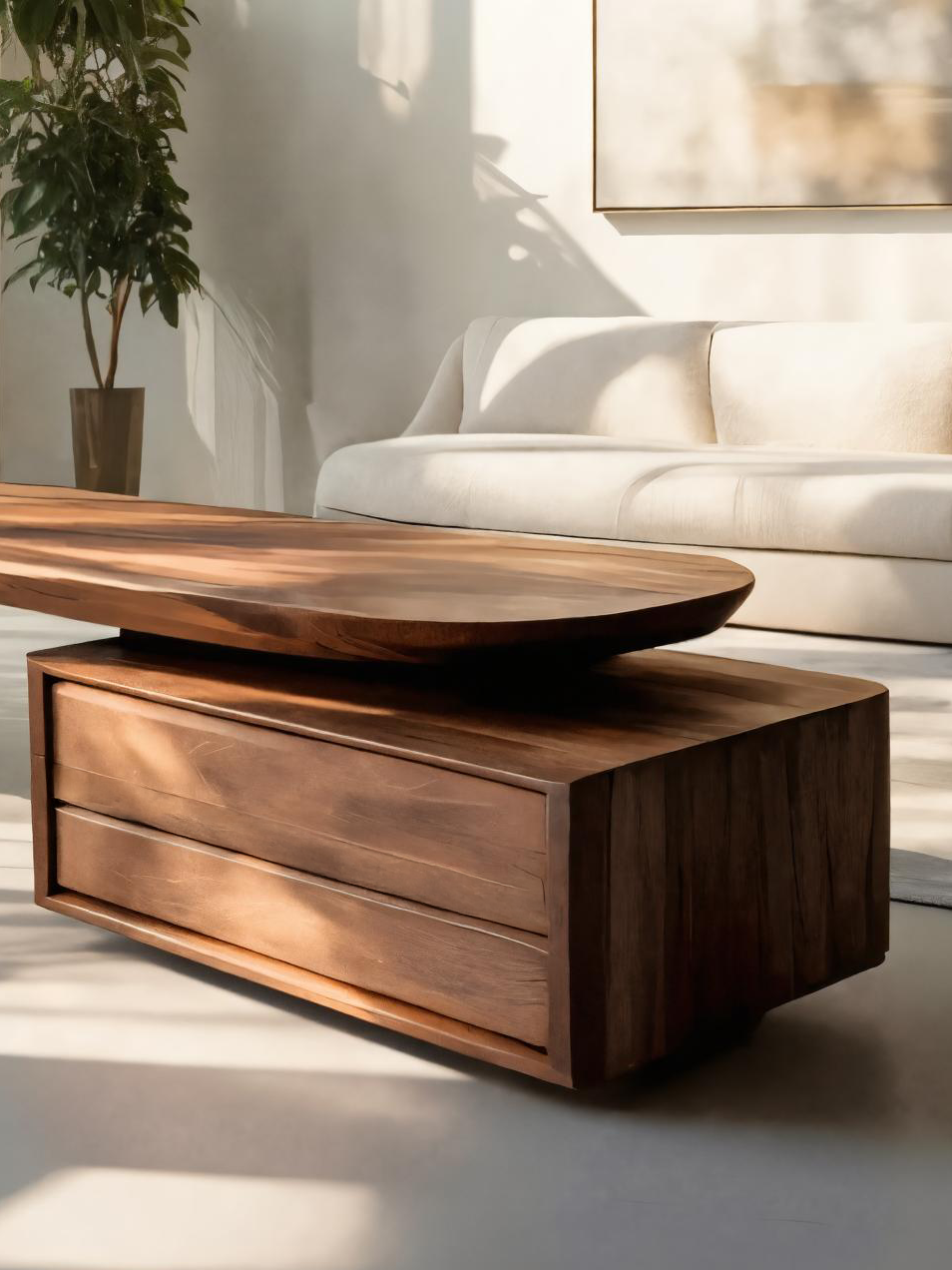 Modern Desk With Sculptural Curved Design For Office SITHTTDE043