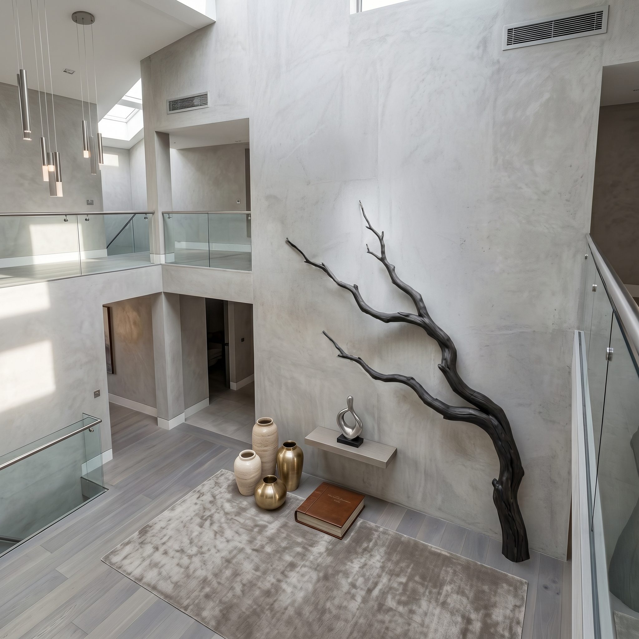 Contemporary Wall Decor Sculptural Branch Design For Living Room SINLSAWD131