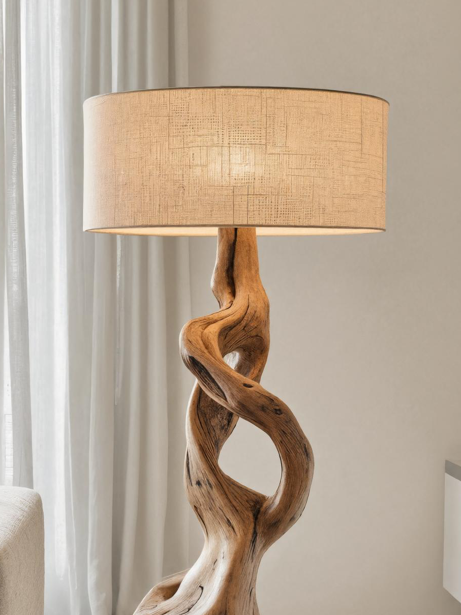 Artistic Carved Floor Lamp For Bedroom Or Living Room SITHTTLAM014