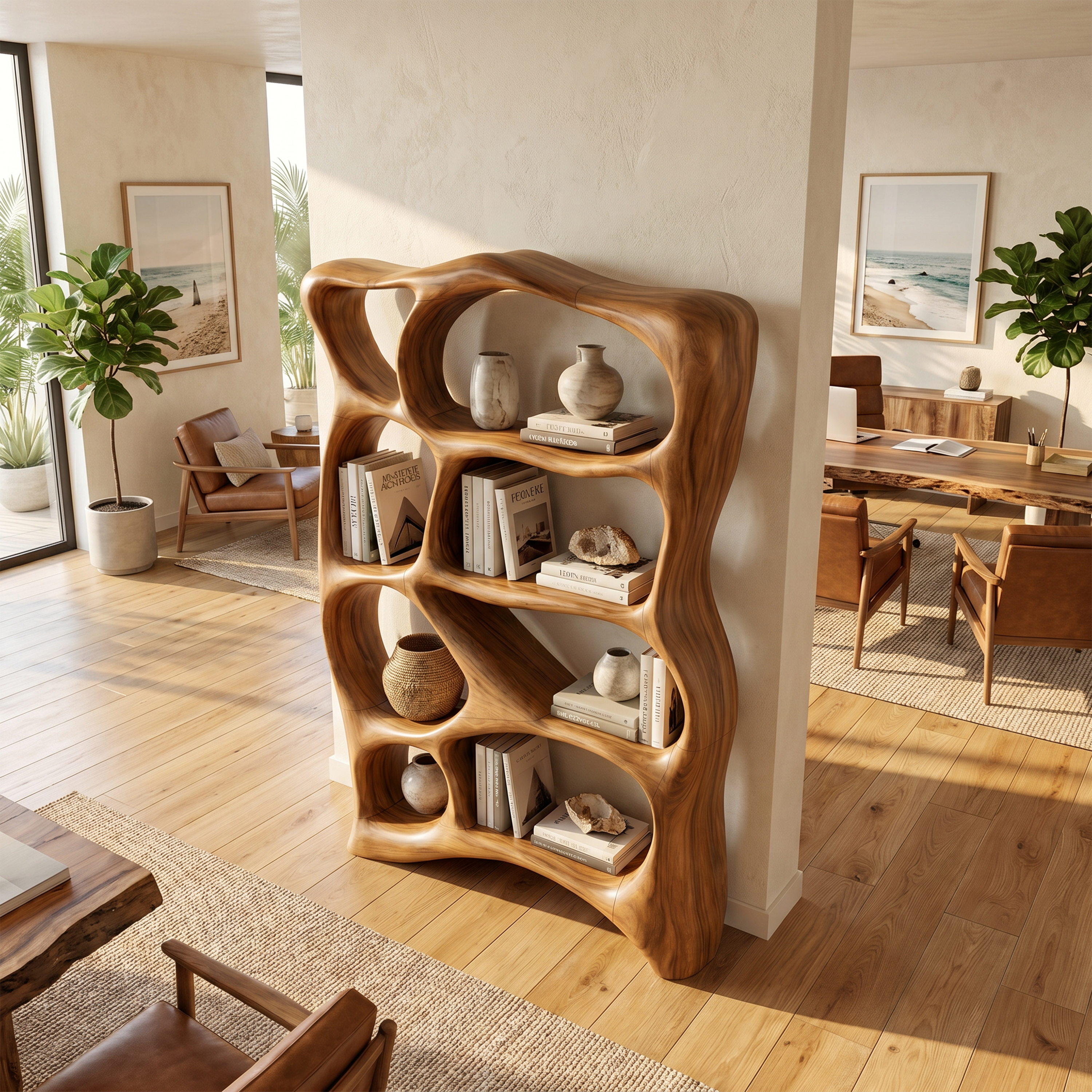 Contemporary Reading Bookshelf For Cozy Bedroom Interior SILDTTNBS040