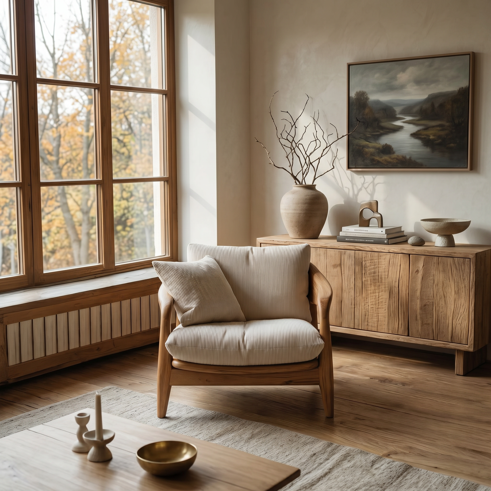 Modern Handcrafted Armchair For Living Room Or Reading Corner SITHTTCHR043