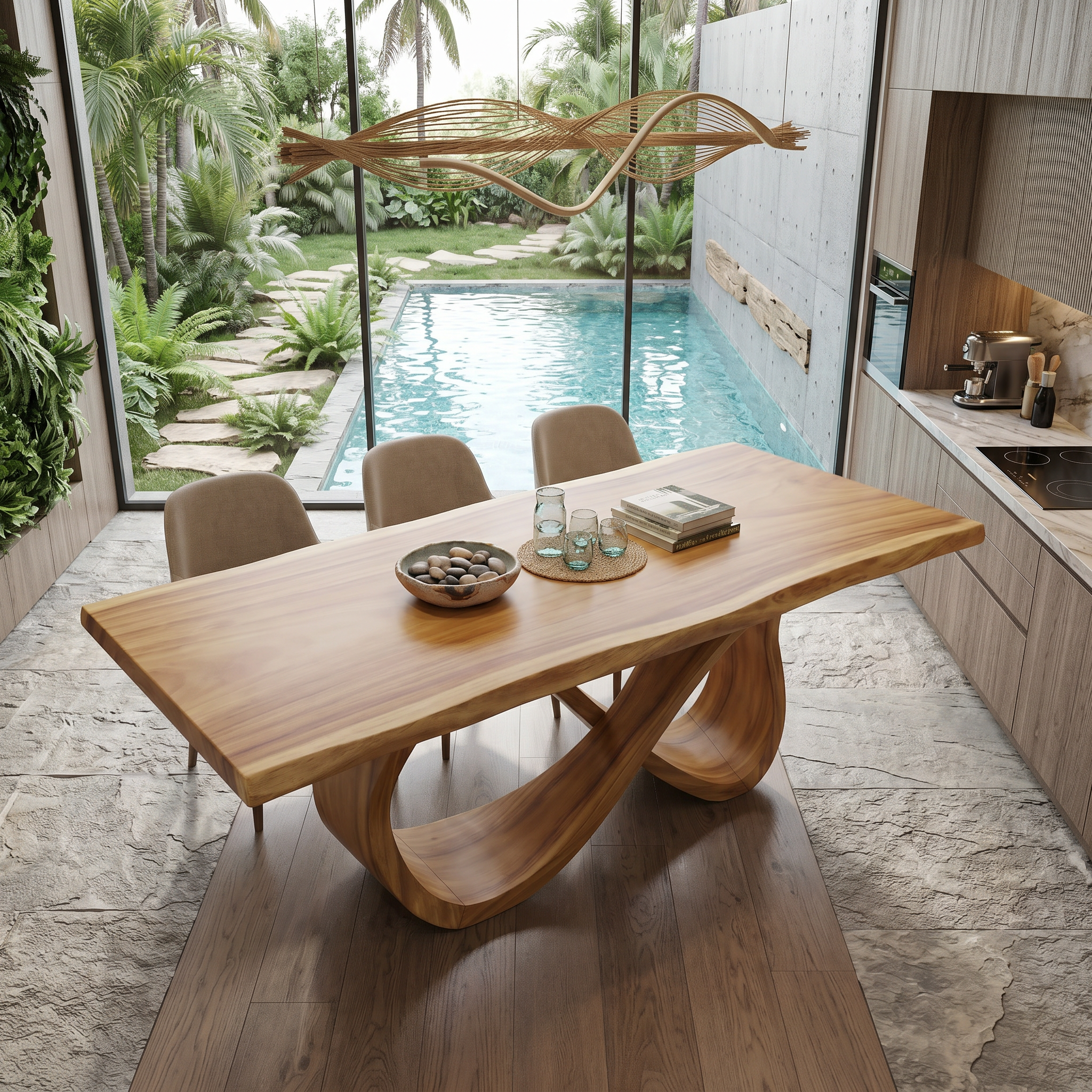 Luxury Dinner Table For Bright Dining Room SILDTTRDN063