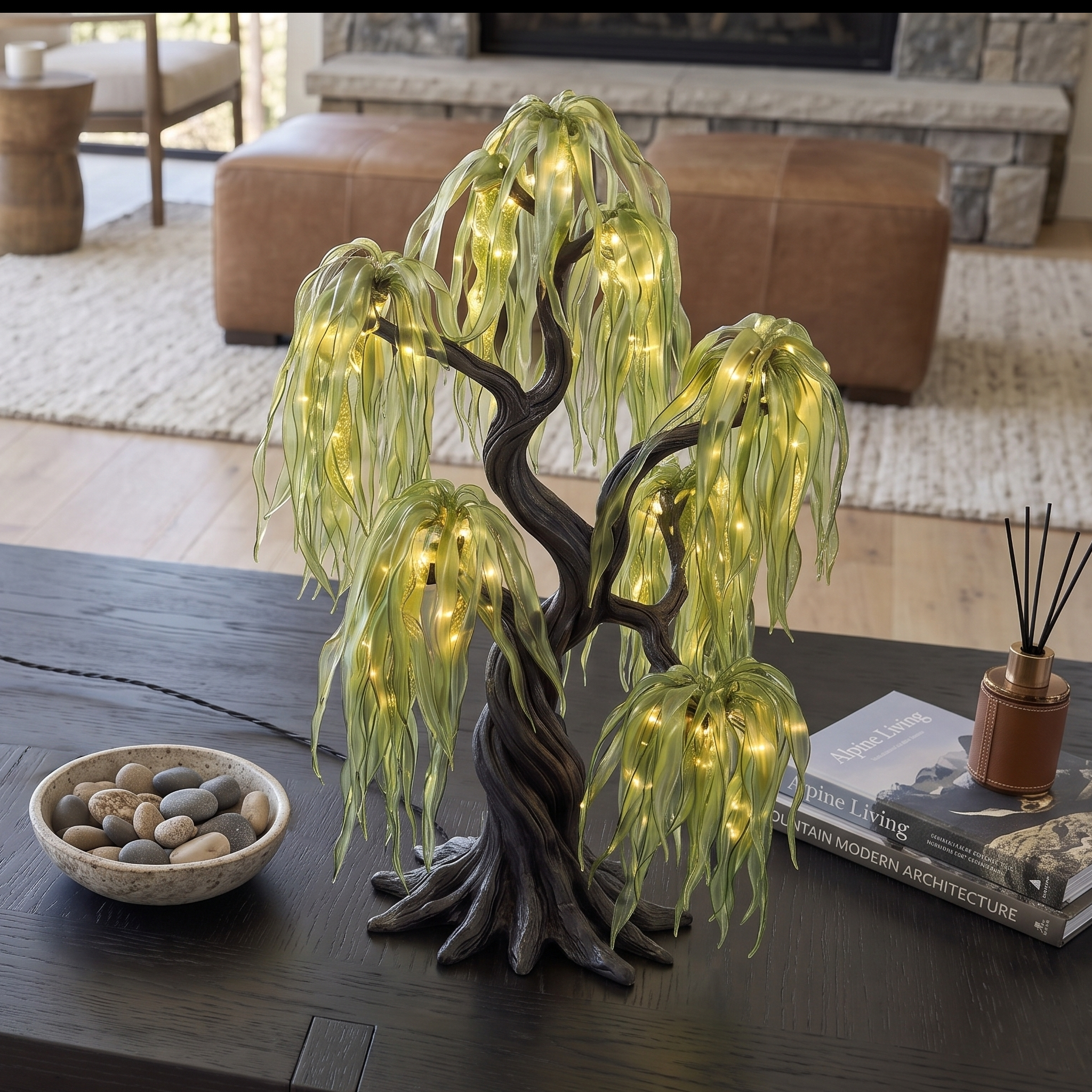 Minimalist Tree Table Lamp For Living Room Decor SINLSATL017