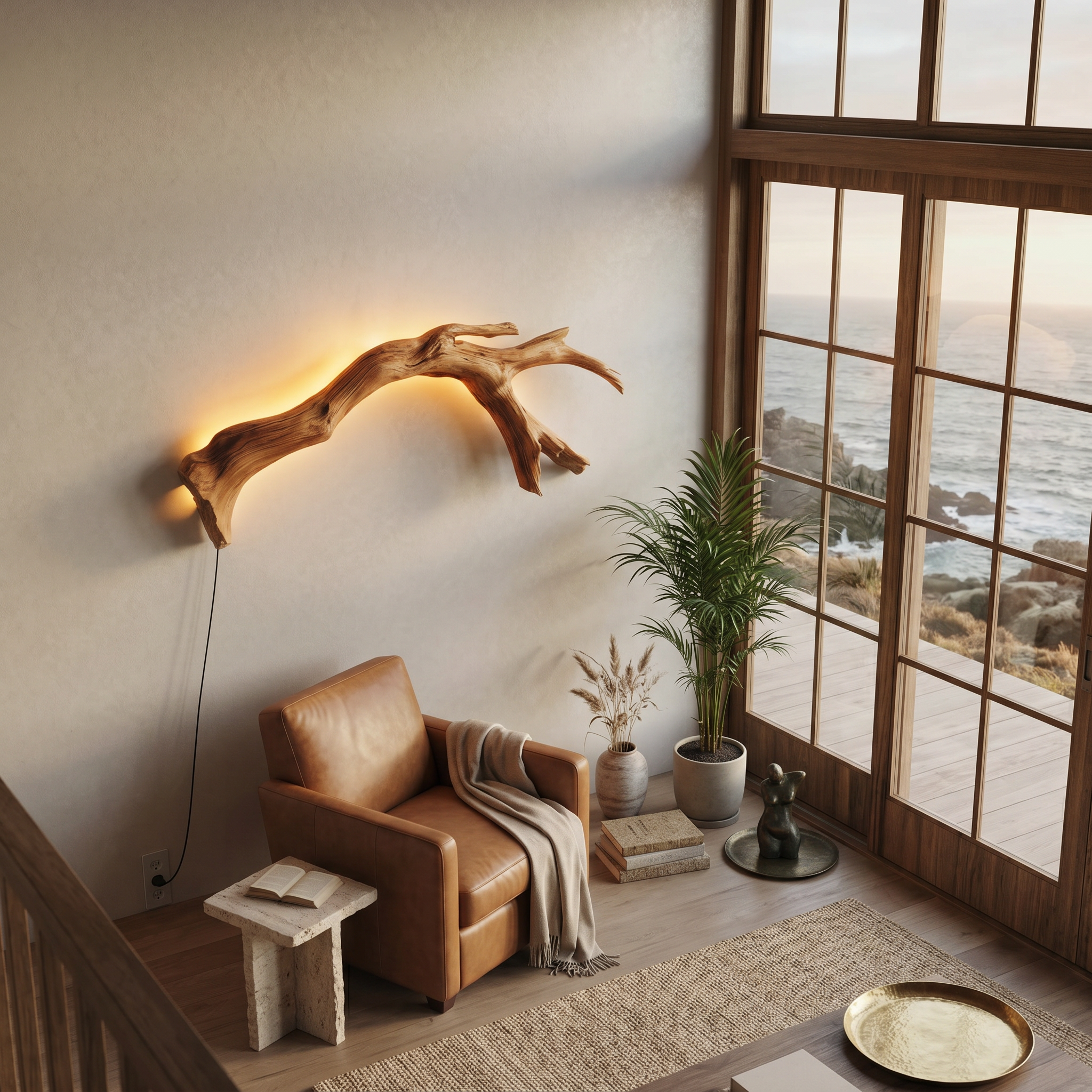 Modern Organic Branch LED Wall Lamp For Bedroom SITHTTLAM027