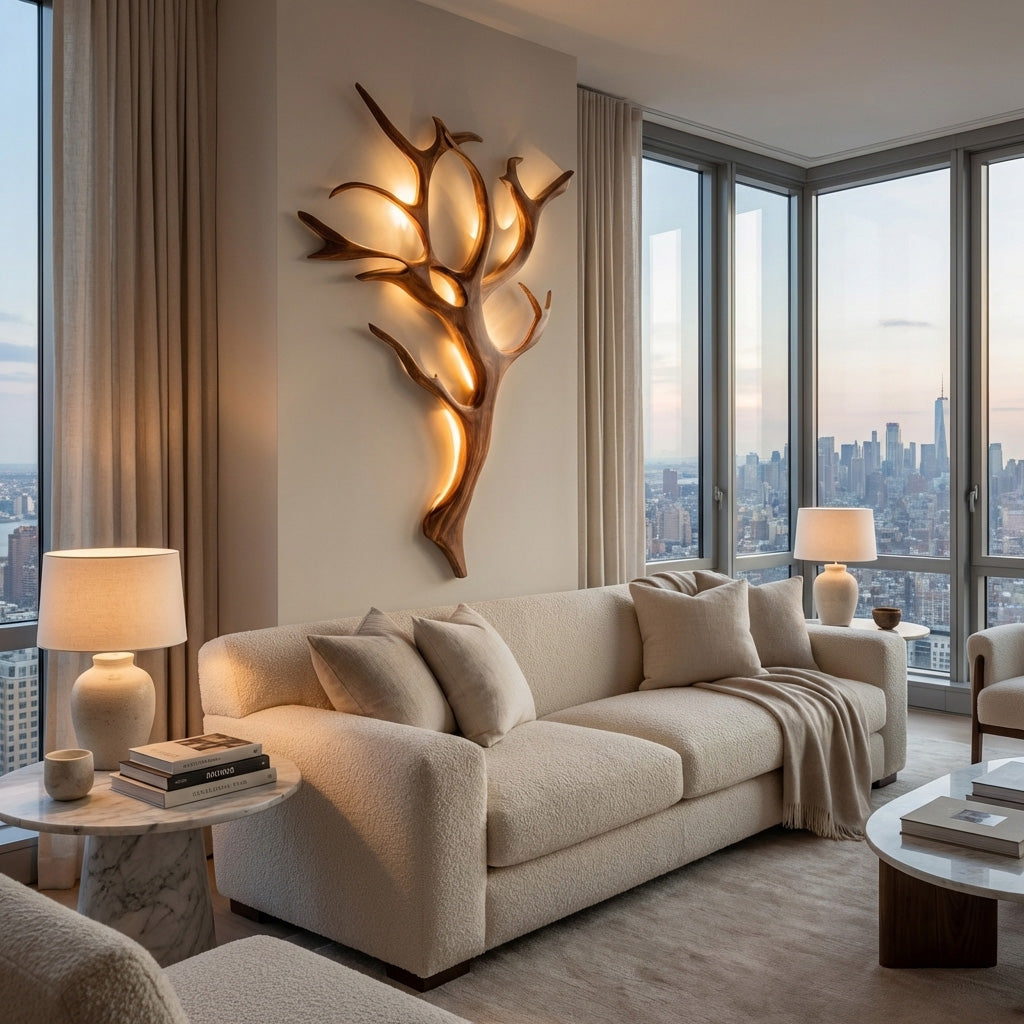 Handcrafted Branch Wall Lamp For Wall Decor RTTHHNLAM061