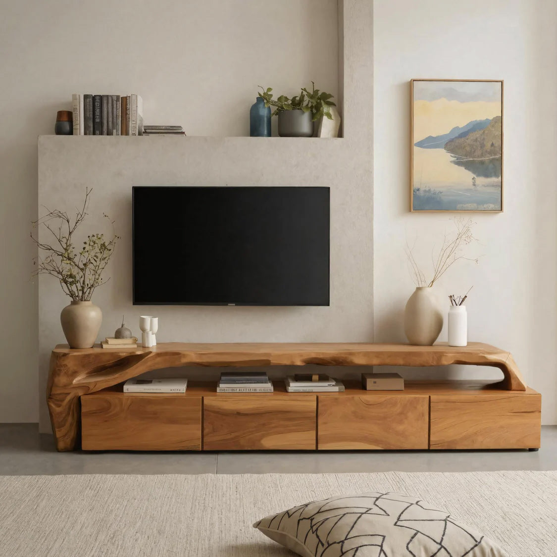 Modern TV Stand With Storage For Living Room SITHHNTVC013
