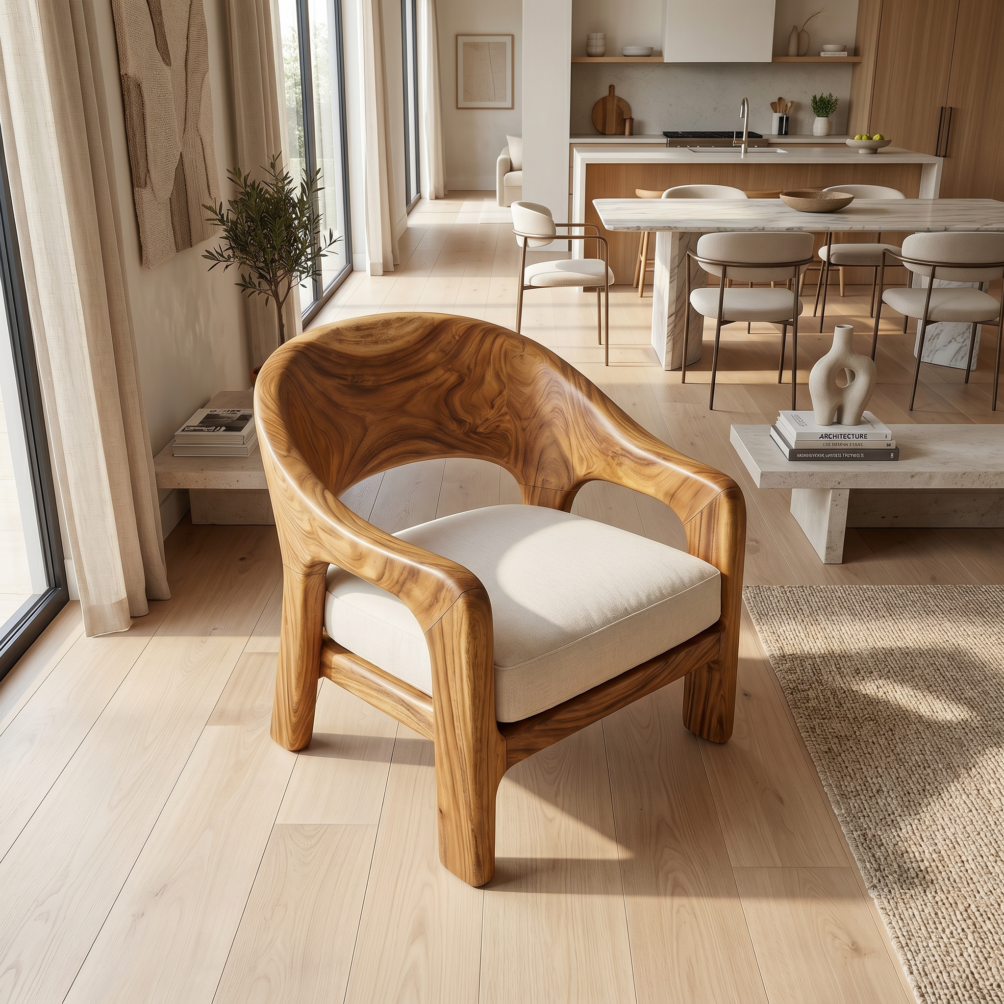 European Contemporary Lounge Chair Luxury Bedroom SILDTTRCHR008